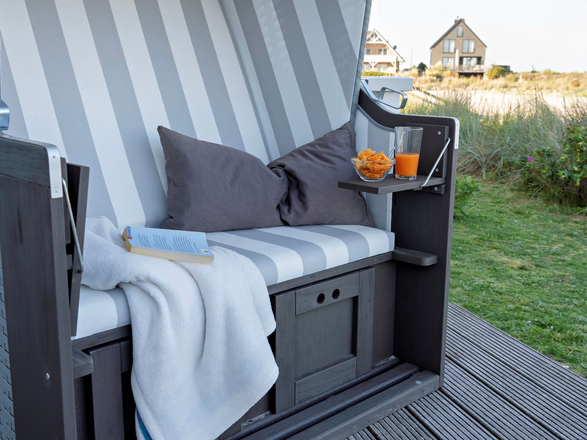 Strand Hus by Seeblick Ferien ORO direkt am Strand-Draußen