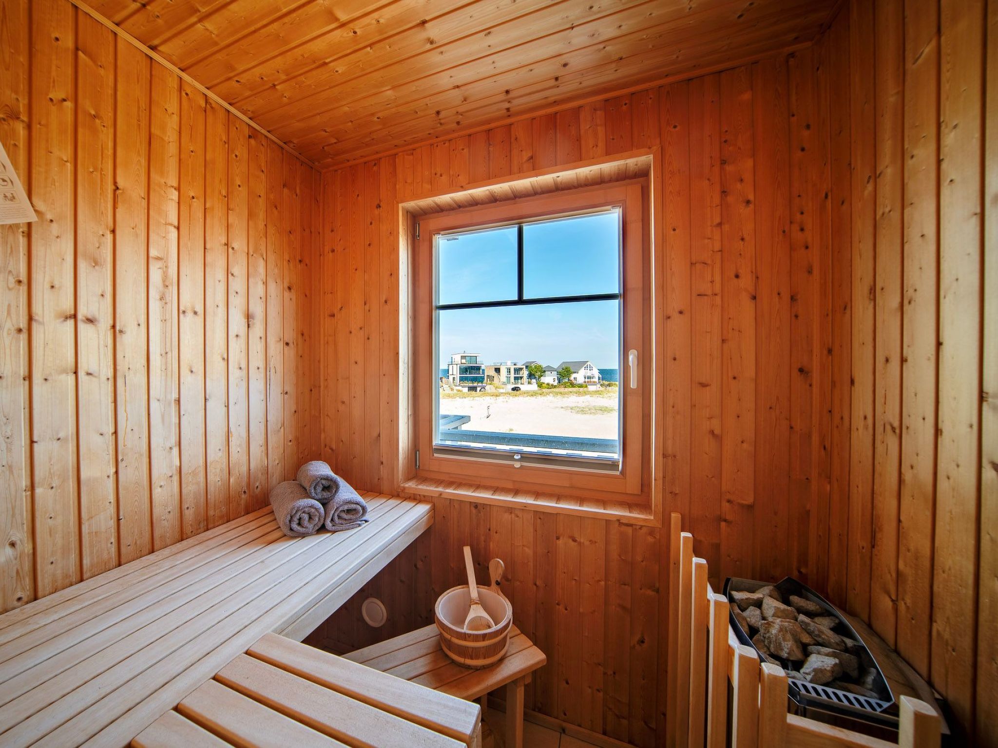 Strand Hus by Seeblick Ferien ORO direkt am Strand-Drinnen