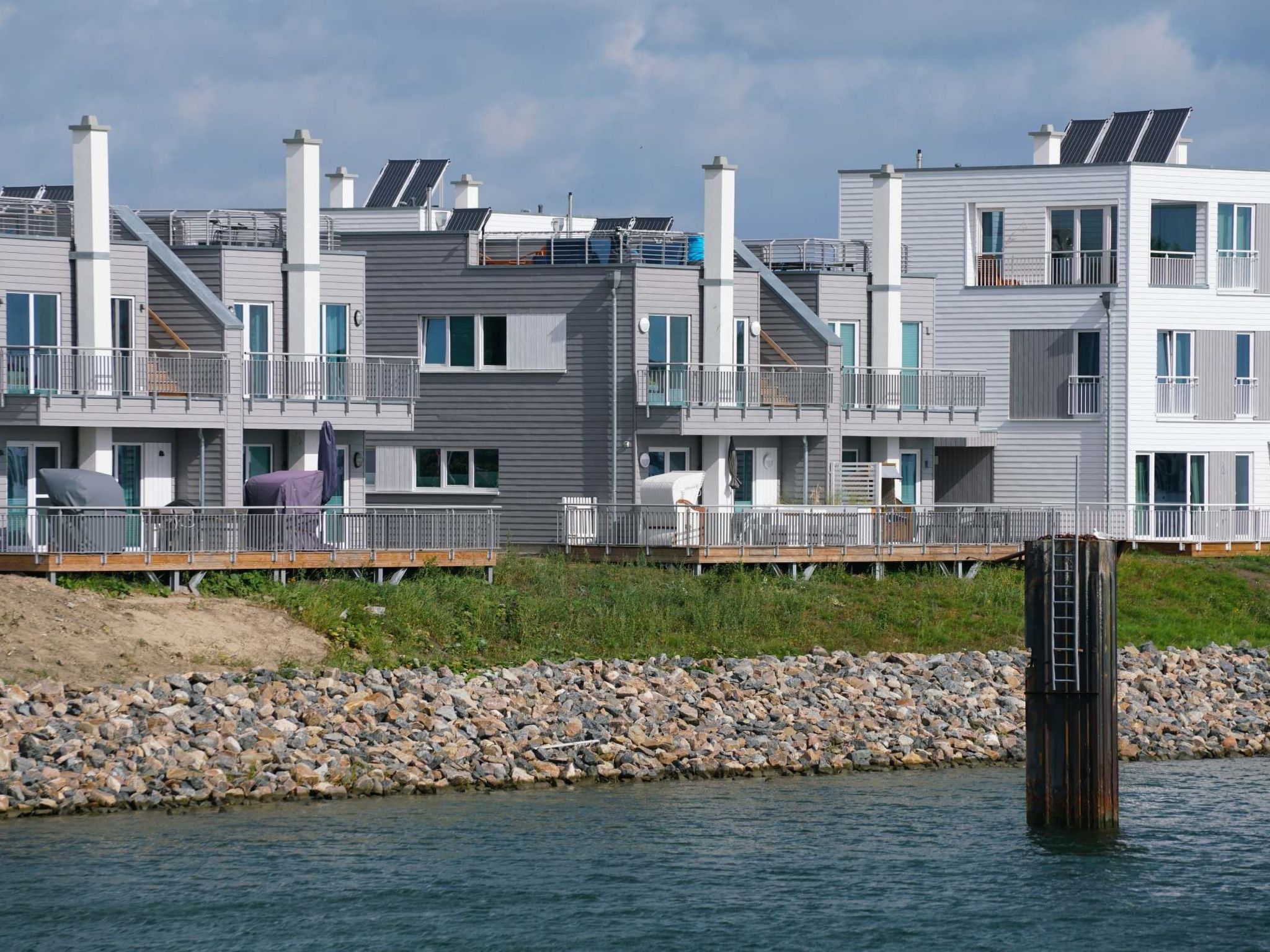 In Kappeln mit Schönem Kamin und Meerblick