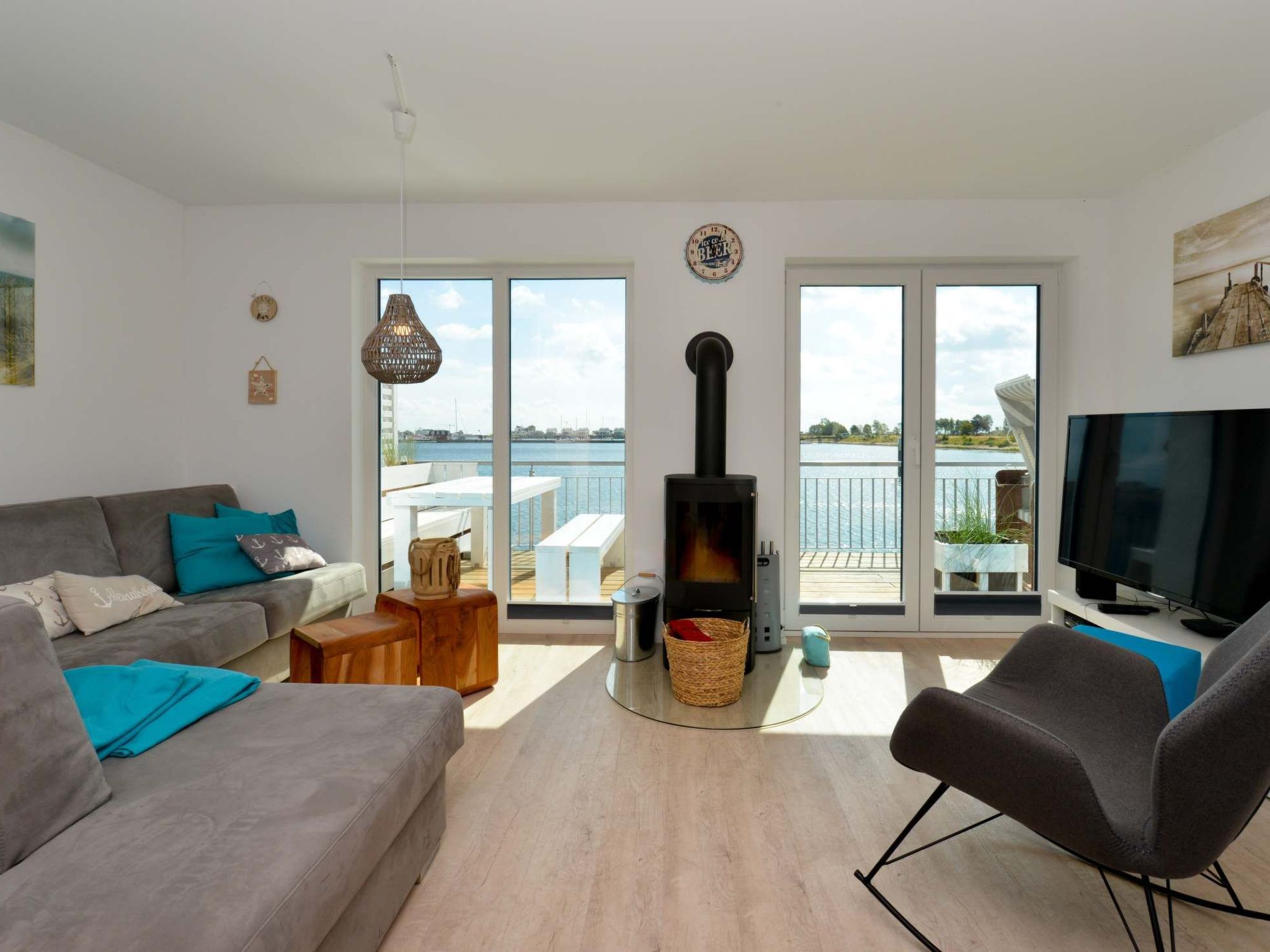 In Kappeln mit Schönem Kamin und Meerblick-Image-tags.info