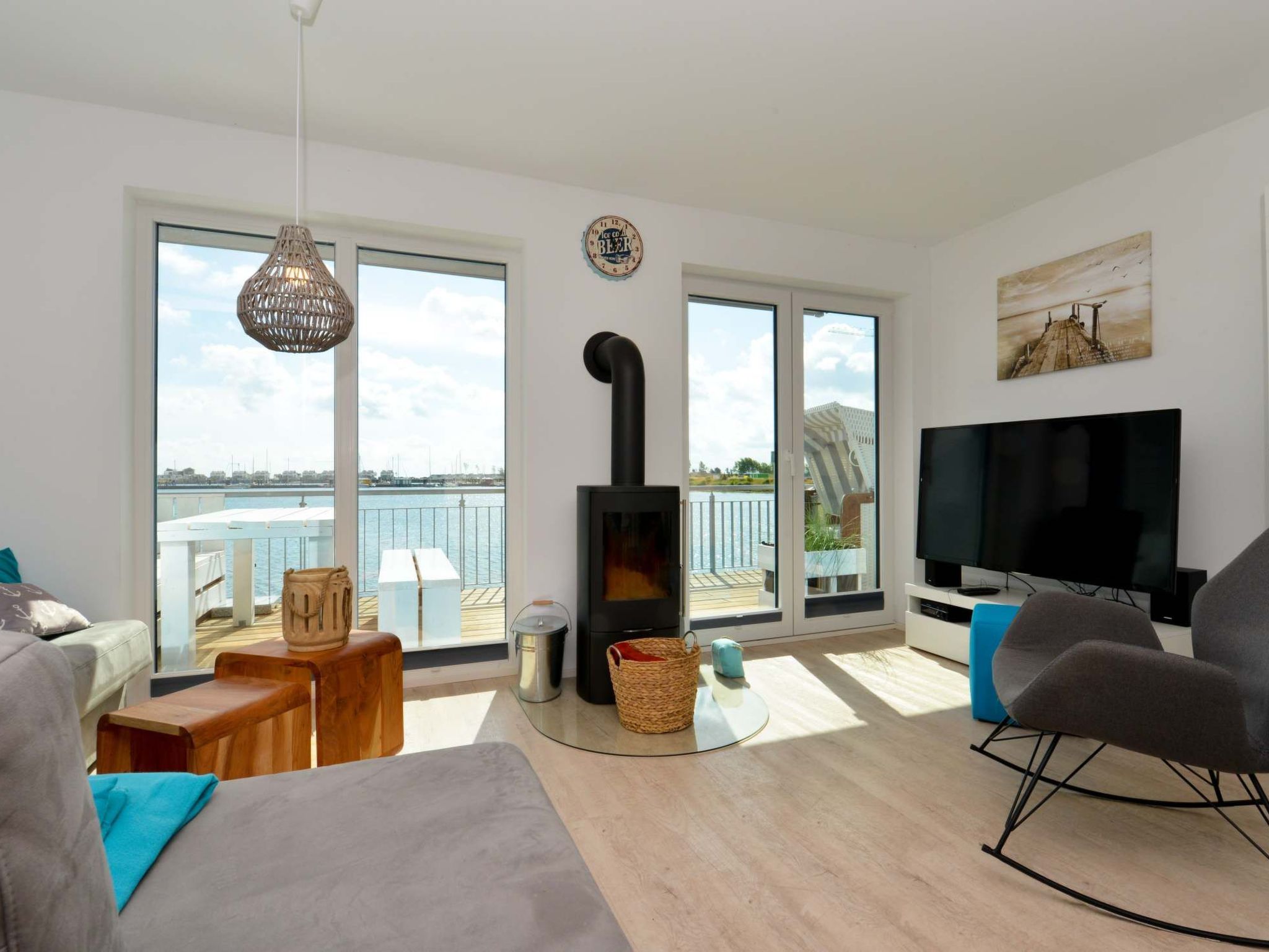 In Kappeln mit Schönem Kamin und Meerblick-Image-tags.info