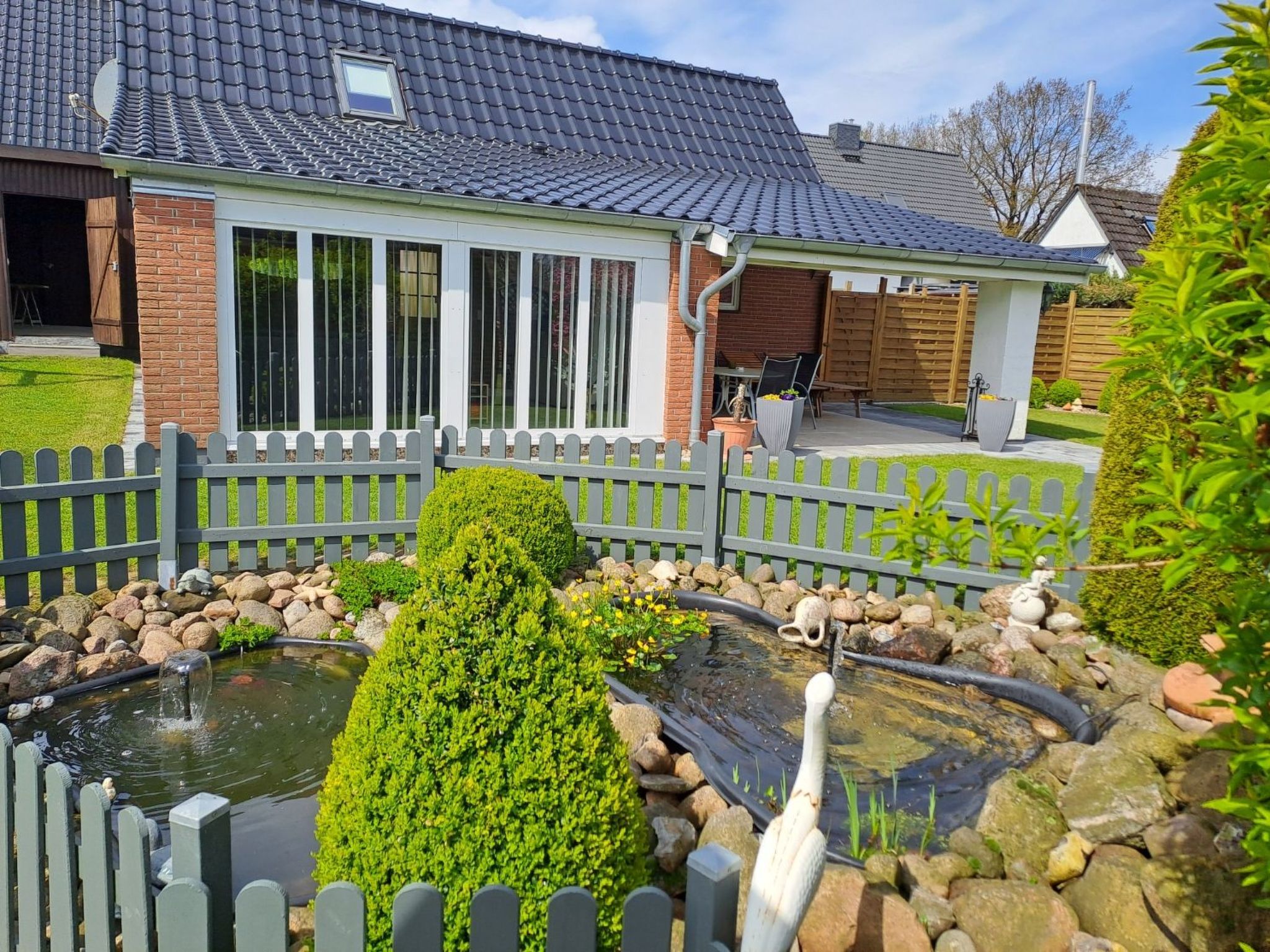 Vakantiehuis met omheinde tuin in Bornhöved (Duitsland) 1 hond is welkom