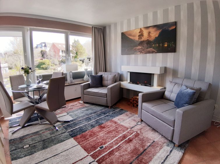 Op 1 km van het centrum: sfeervol appartement in Glücksburg in Glücksburg