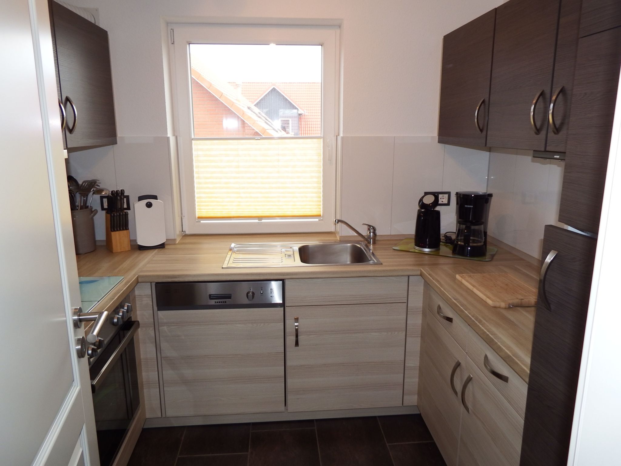 Moderne Ferienwohnung mit Südbalkon und Strandkorb-Binnen