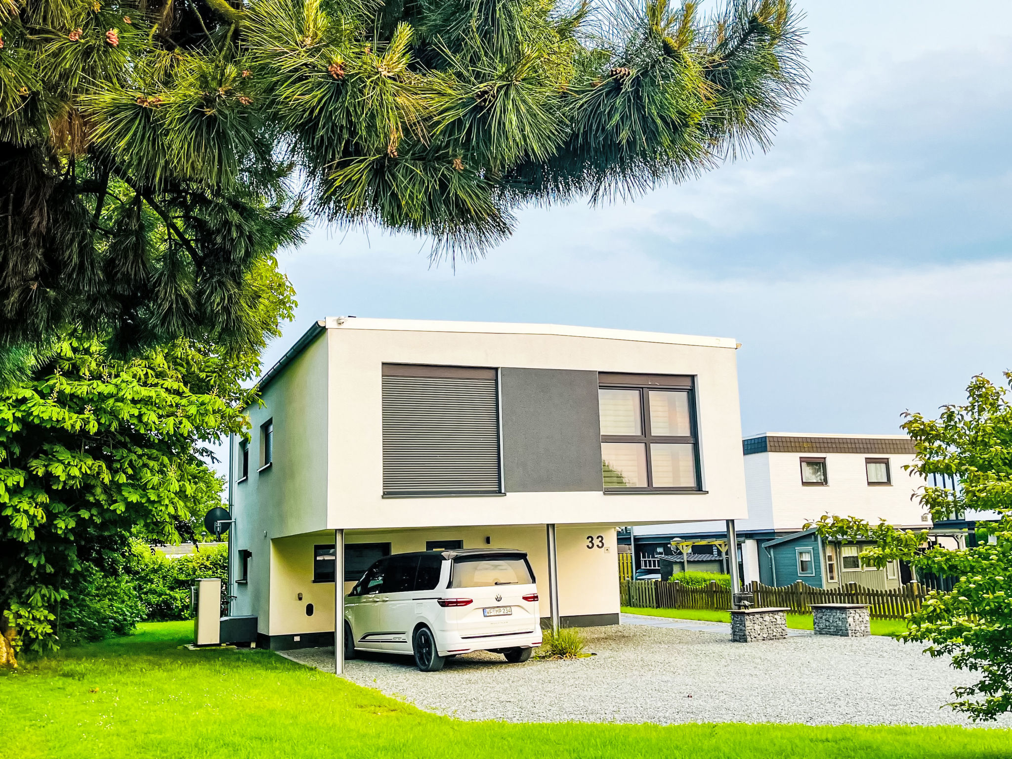 Strandvilla am Meer - Buiten