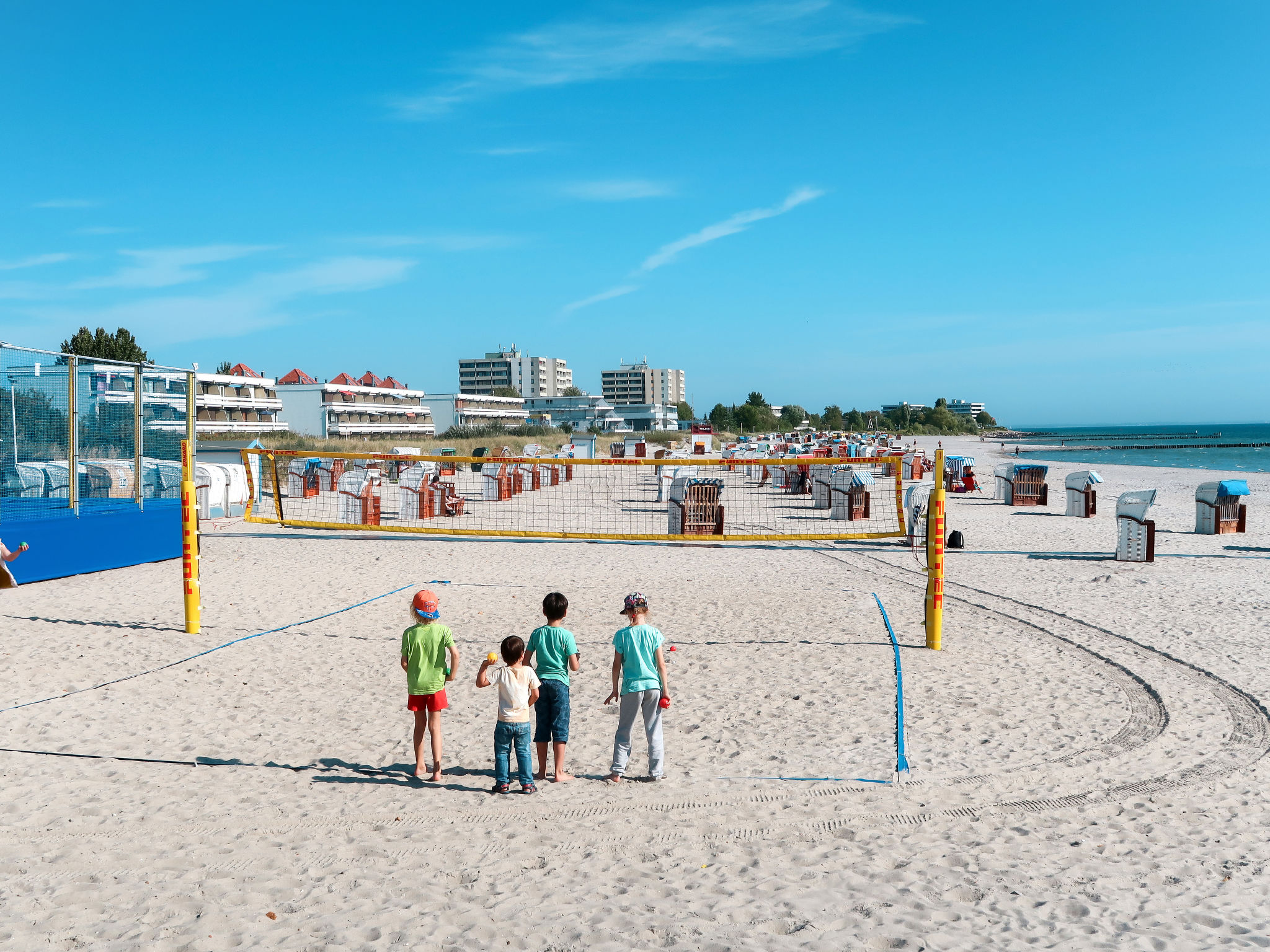 Wohnung in Strandnähe mit Sauna und Kamin