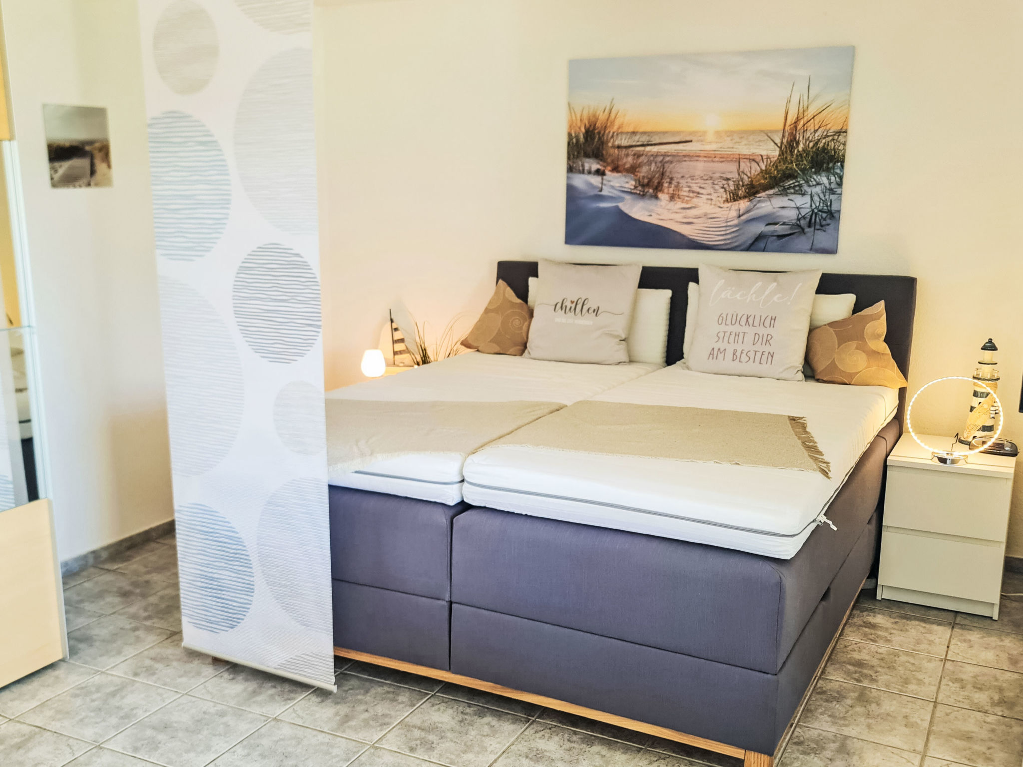 Strandurlaub im Ferienappartement mit Garten