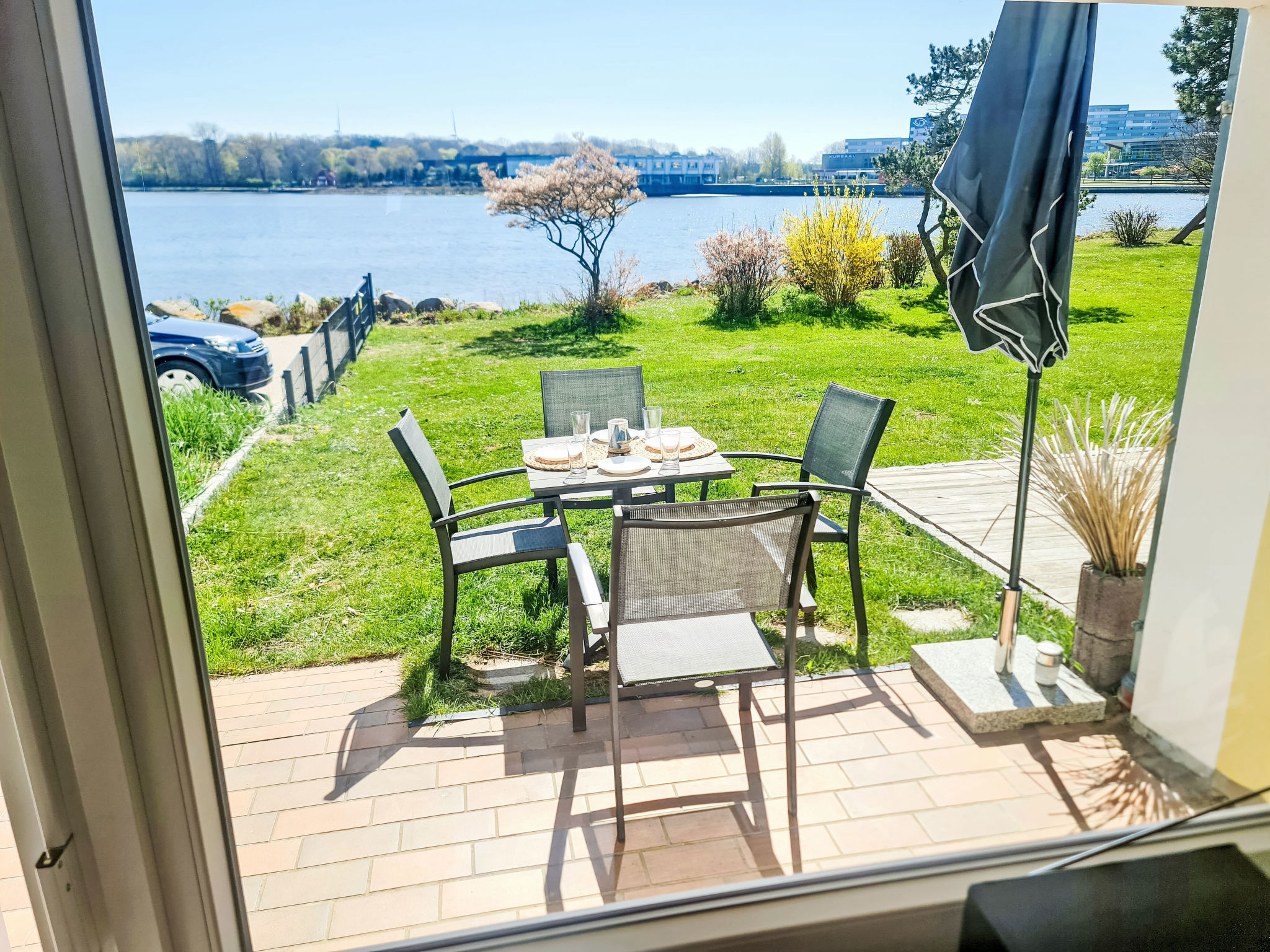 Strandurlaub im Ferienappartement mit Garten