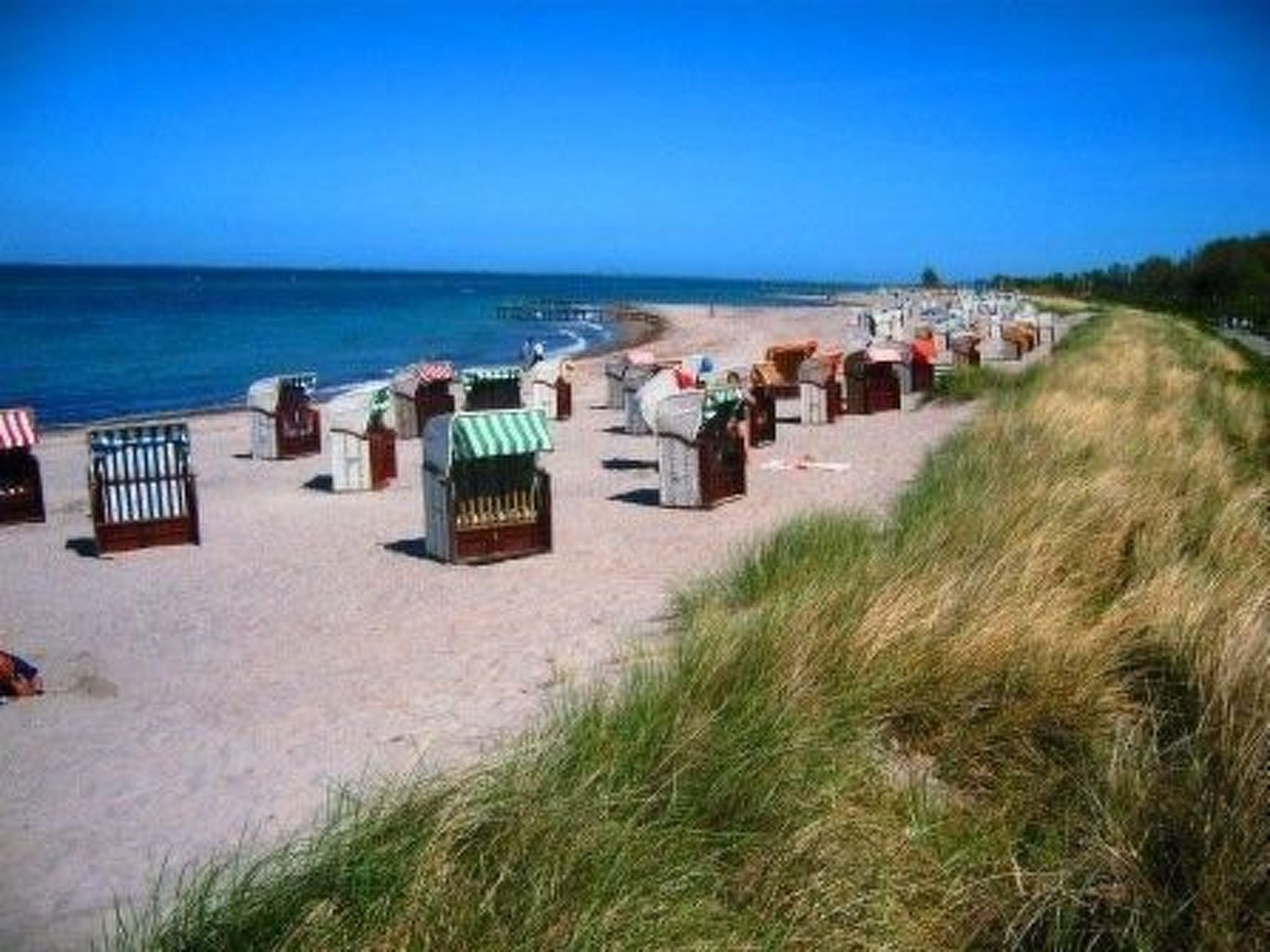 Strandurlaub im Ferienappartement mit Garten-Binnen