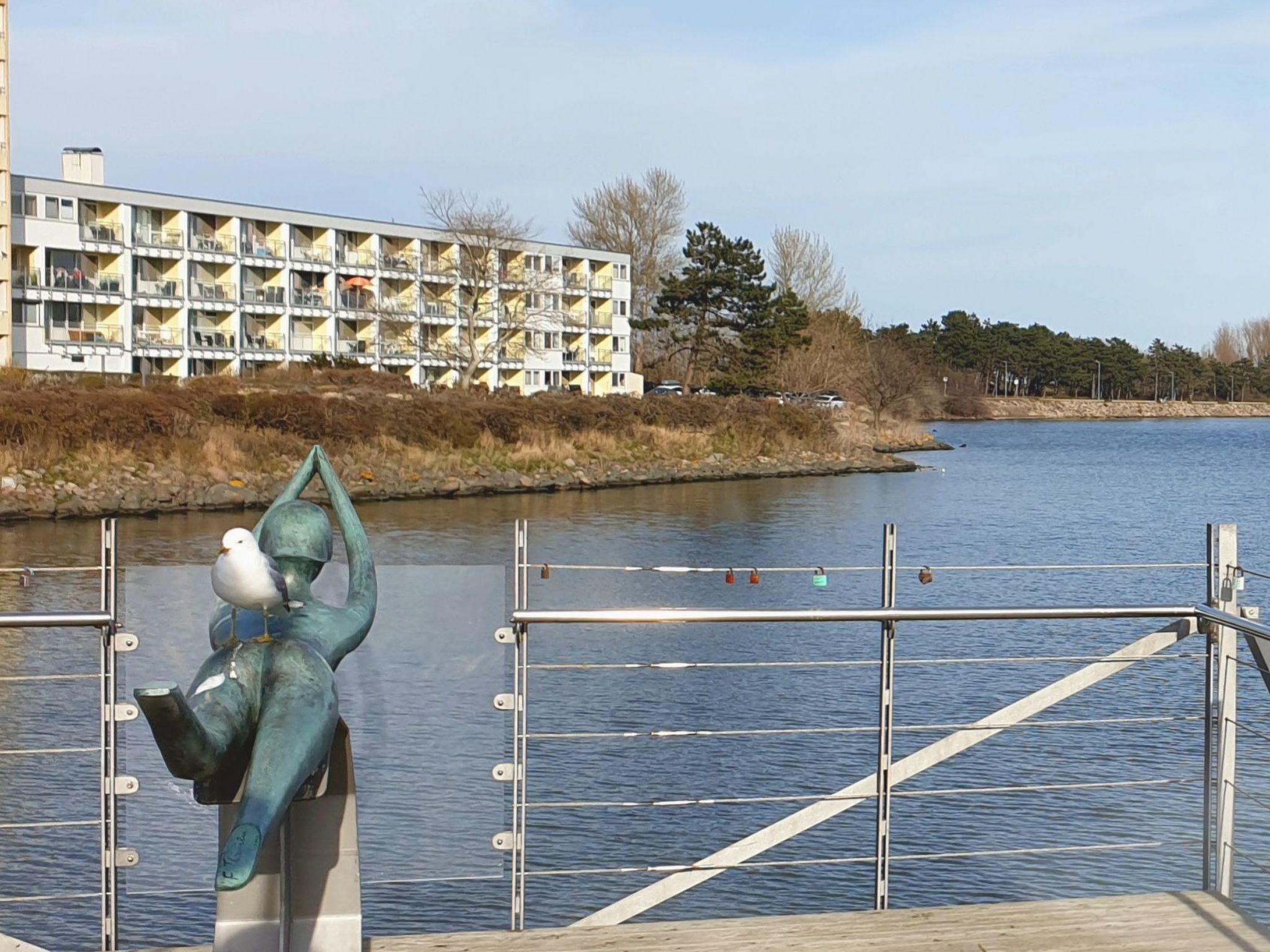 Strandurlaub im Ferienappartement mit Garten-Binnen