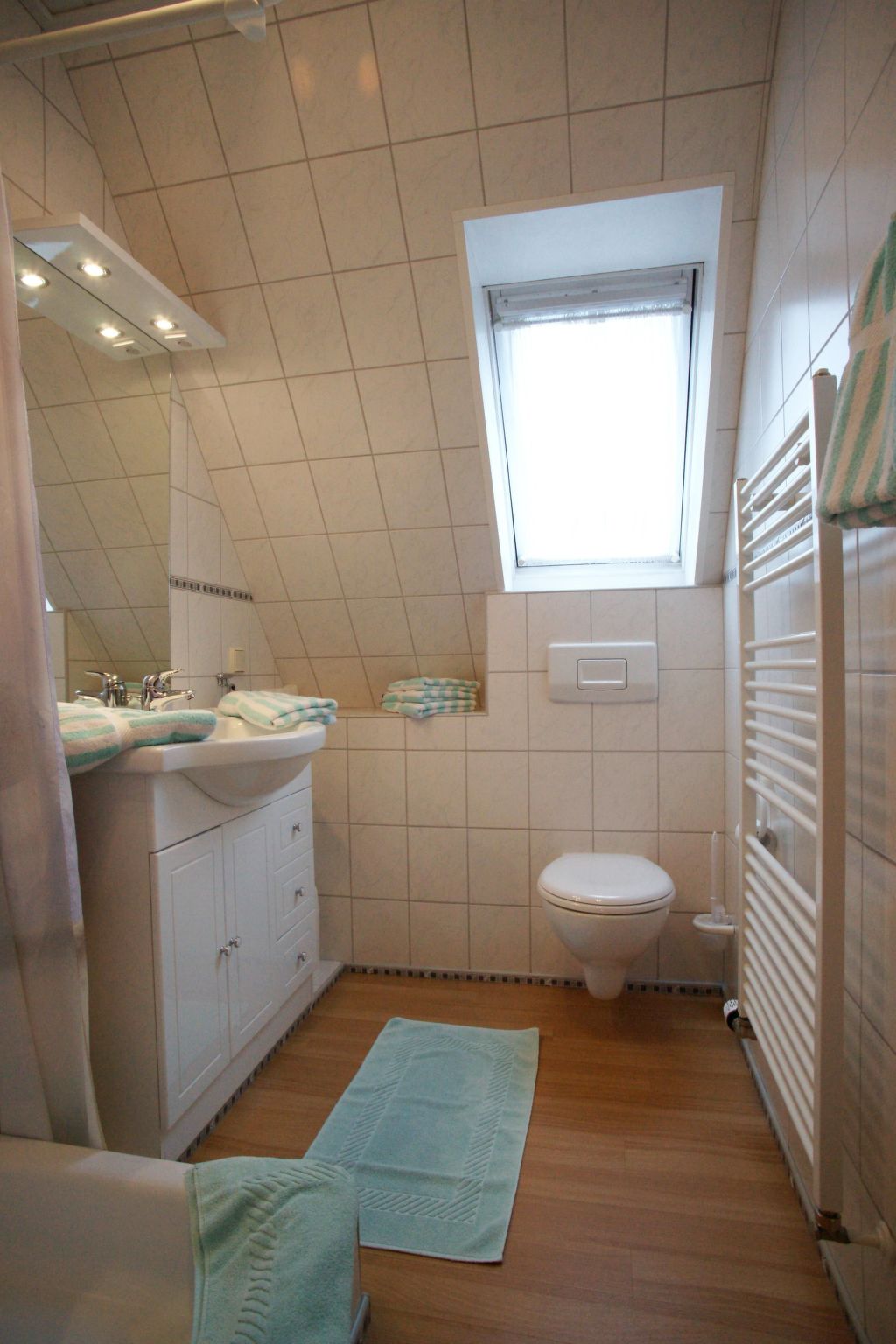 Wohnung in Neue Tiefe mit Terrasse, Garten und Grill-Binnen