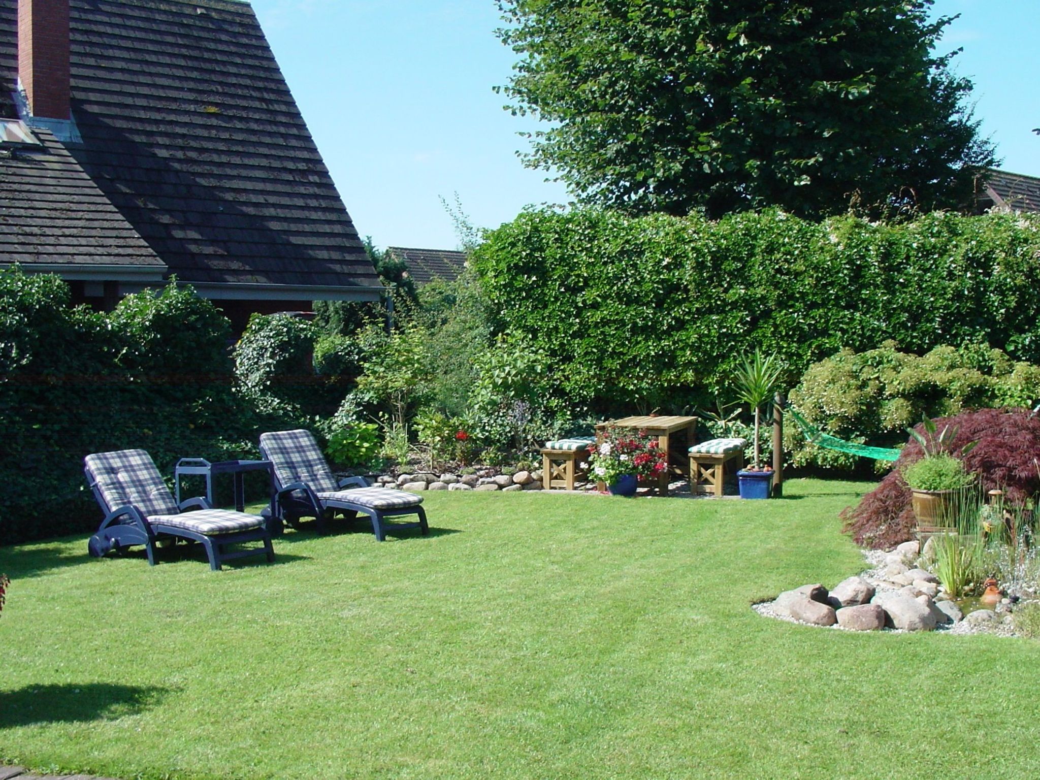 Wohnung in Neue Tiefe mit Terrasse, Garten und Grill-Binnen