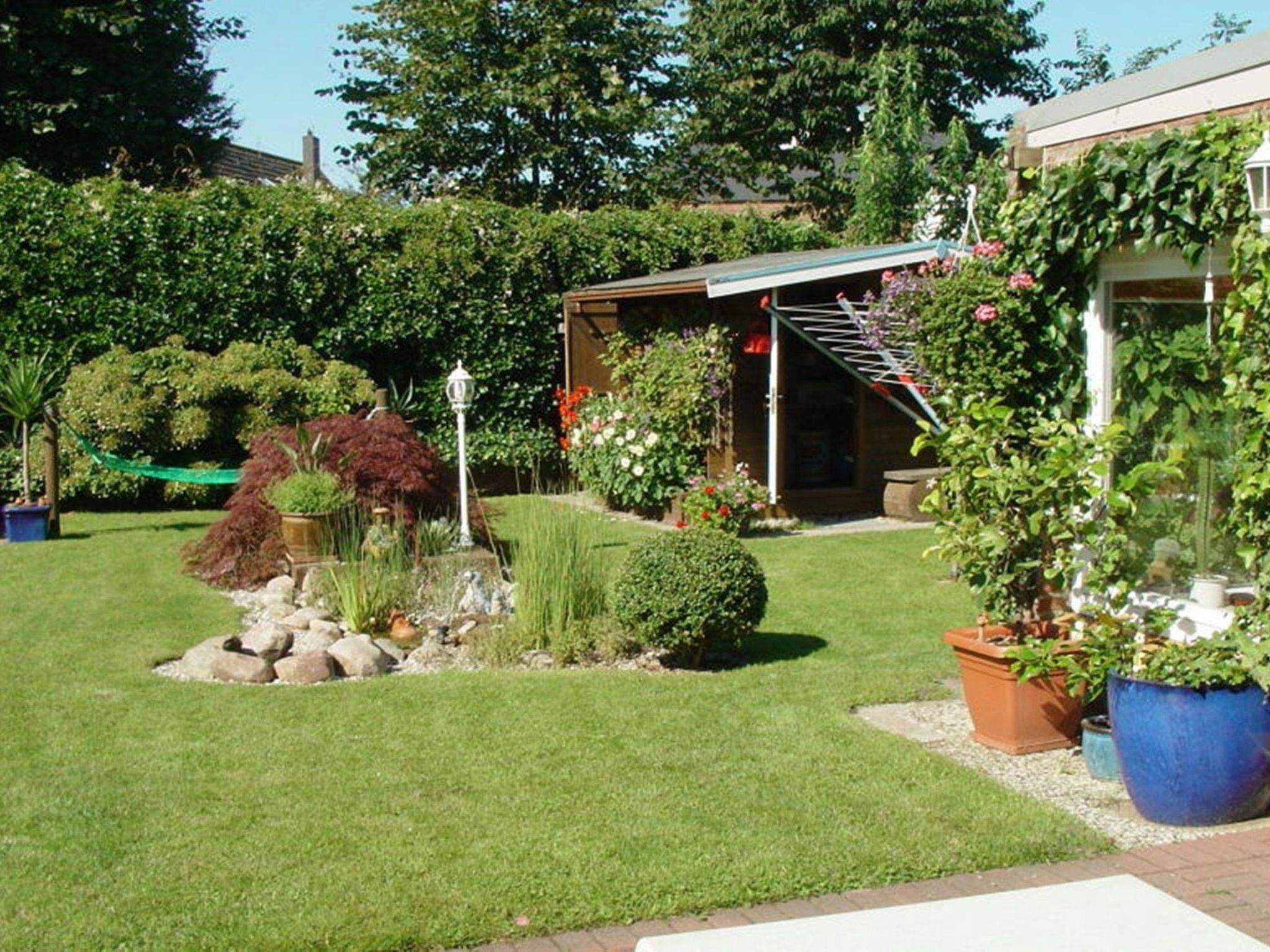 Wohnung in Neue Tiefe mit Terrasse, Garten und Grill-Binnen