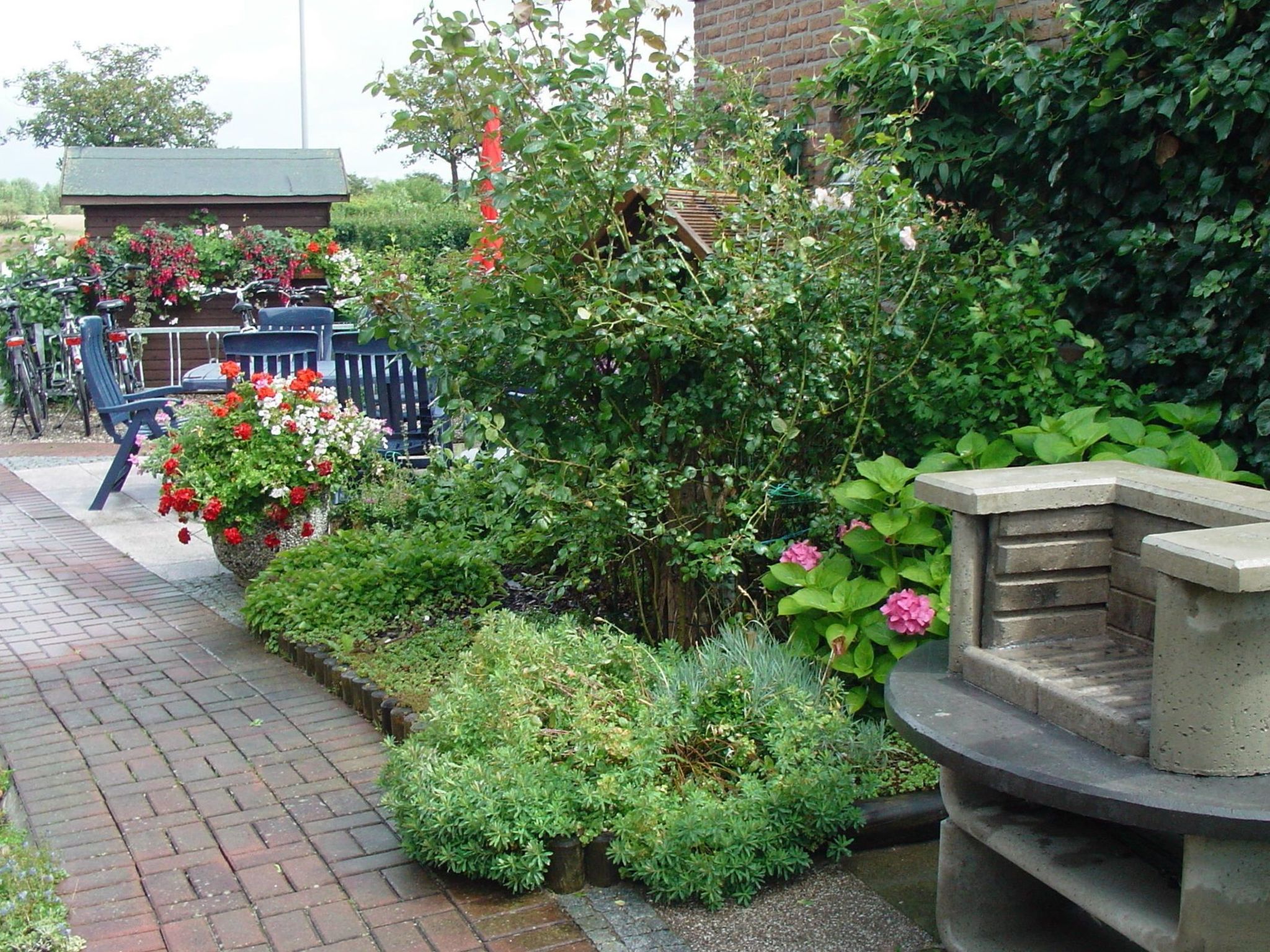 Wohnung in Neue Tiefe mit Terrasse, Garten und Grill-Binnen