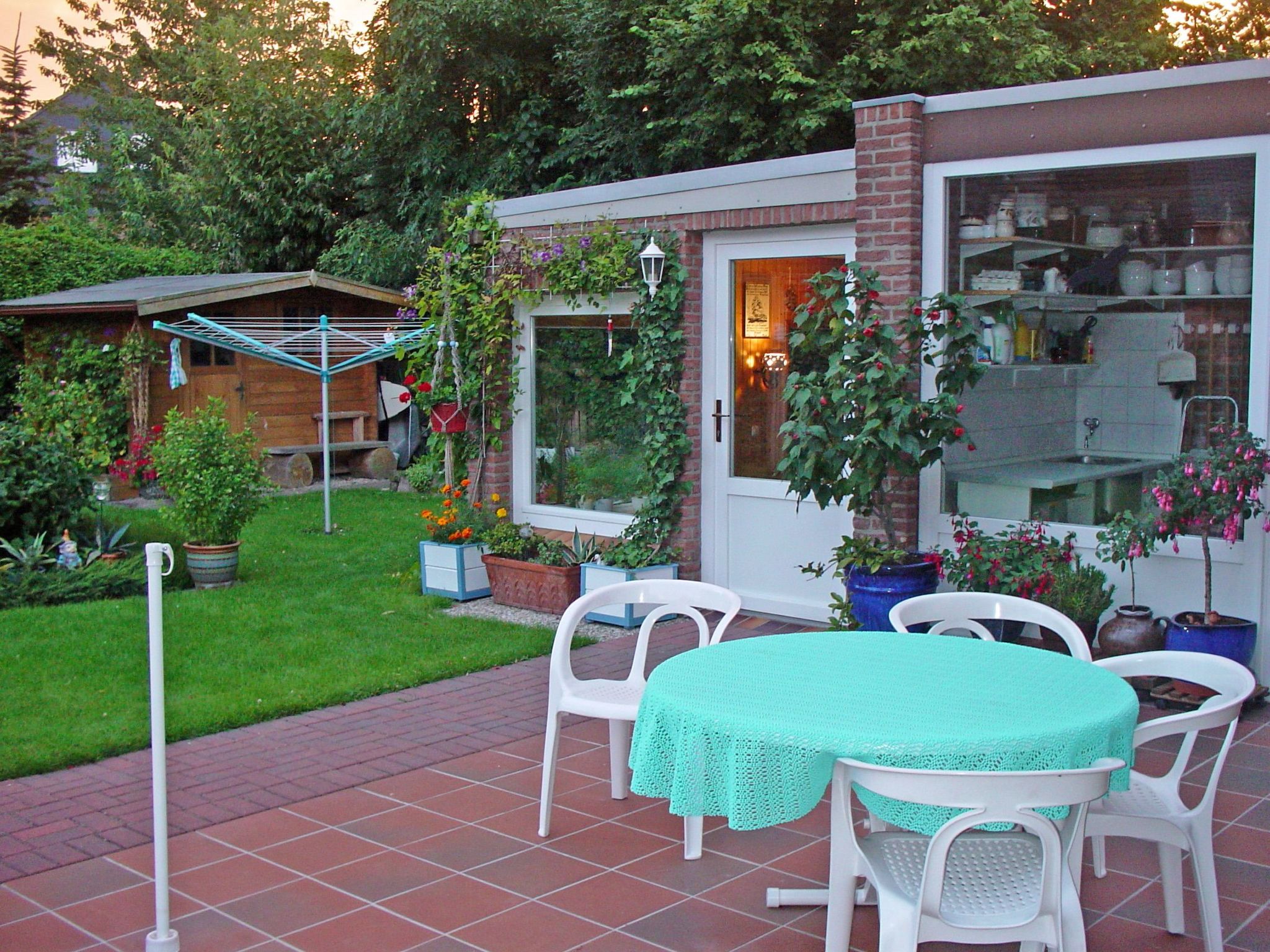 Wohnung in Neue Tiefe mit Terrasse, Garten und Grill-Binnen
