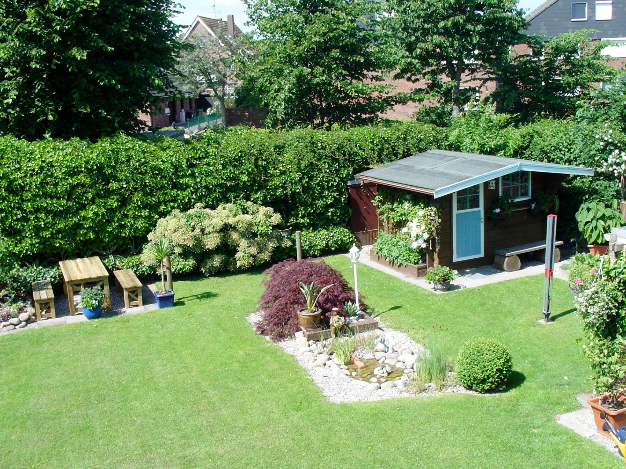 Wohnung in Neue Tiefe mit Terrasse, Garten und Grill-Binnen