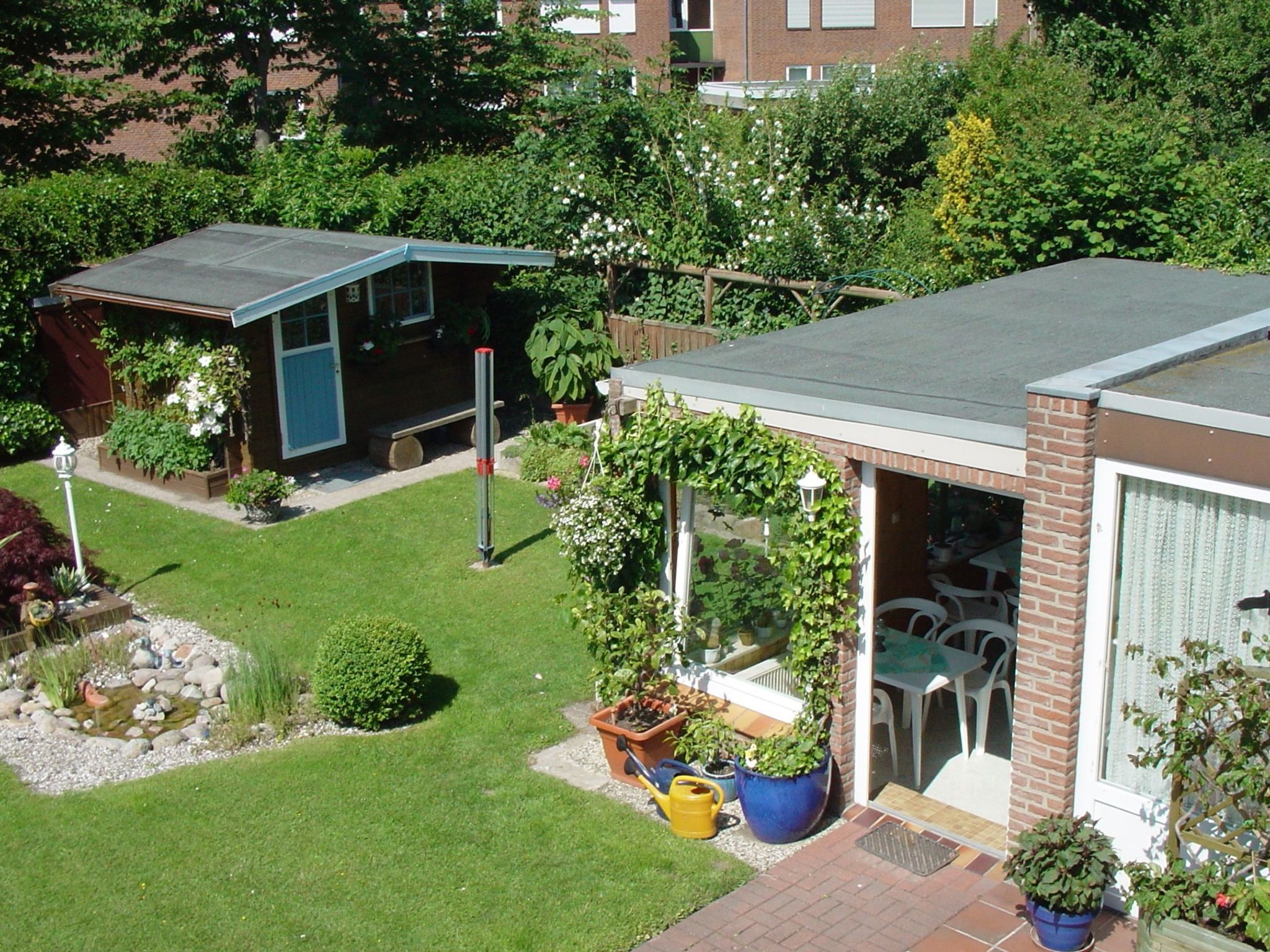Wohnung in Neue Tiefe mit Terrasse, Garten und Grill-Binnen