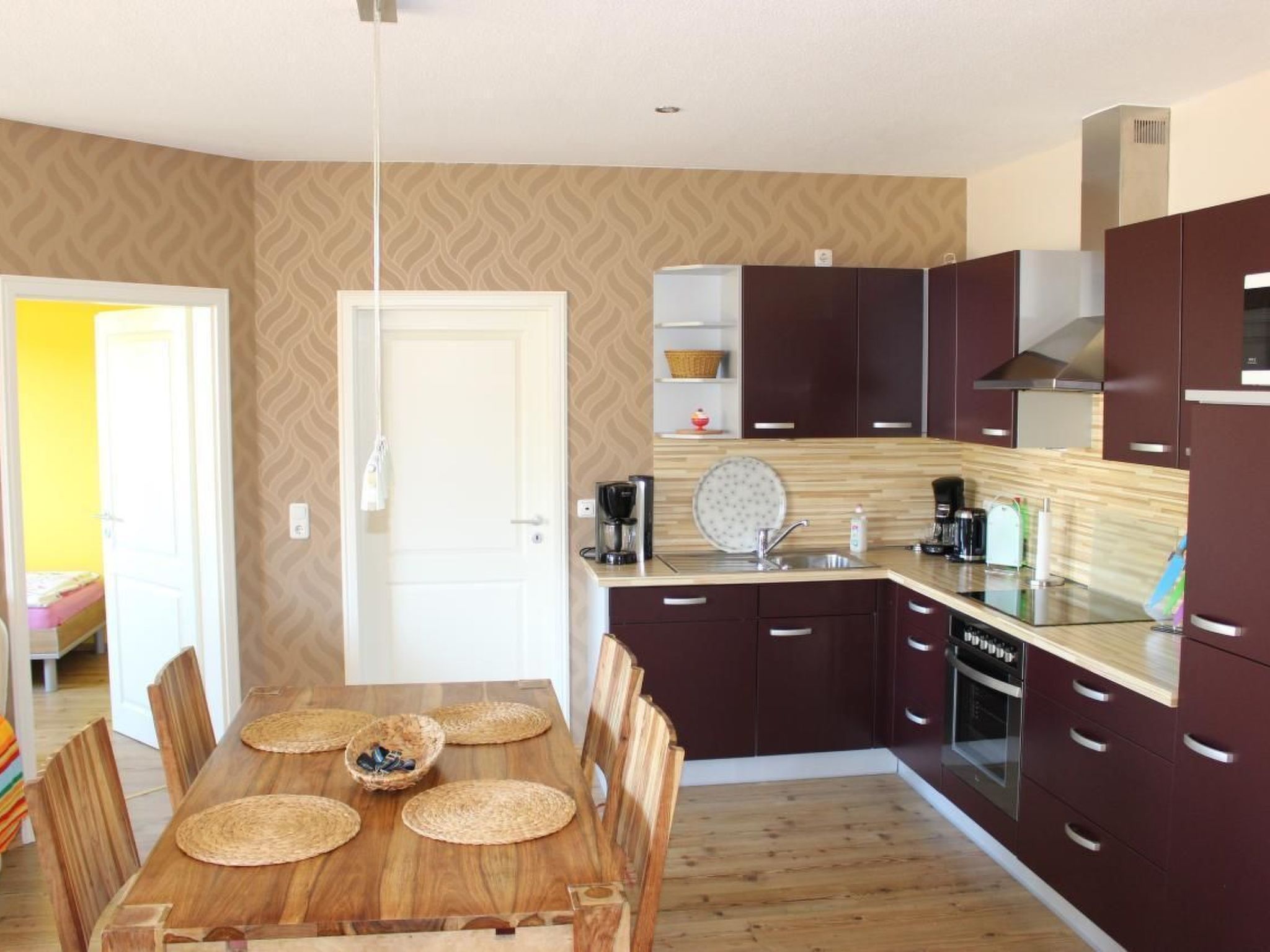 Wohnung in Wulfen mit Garten, Grill und Terrasse-Binnen