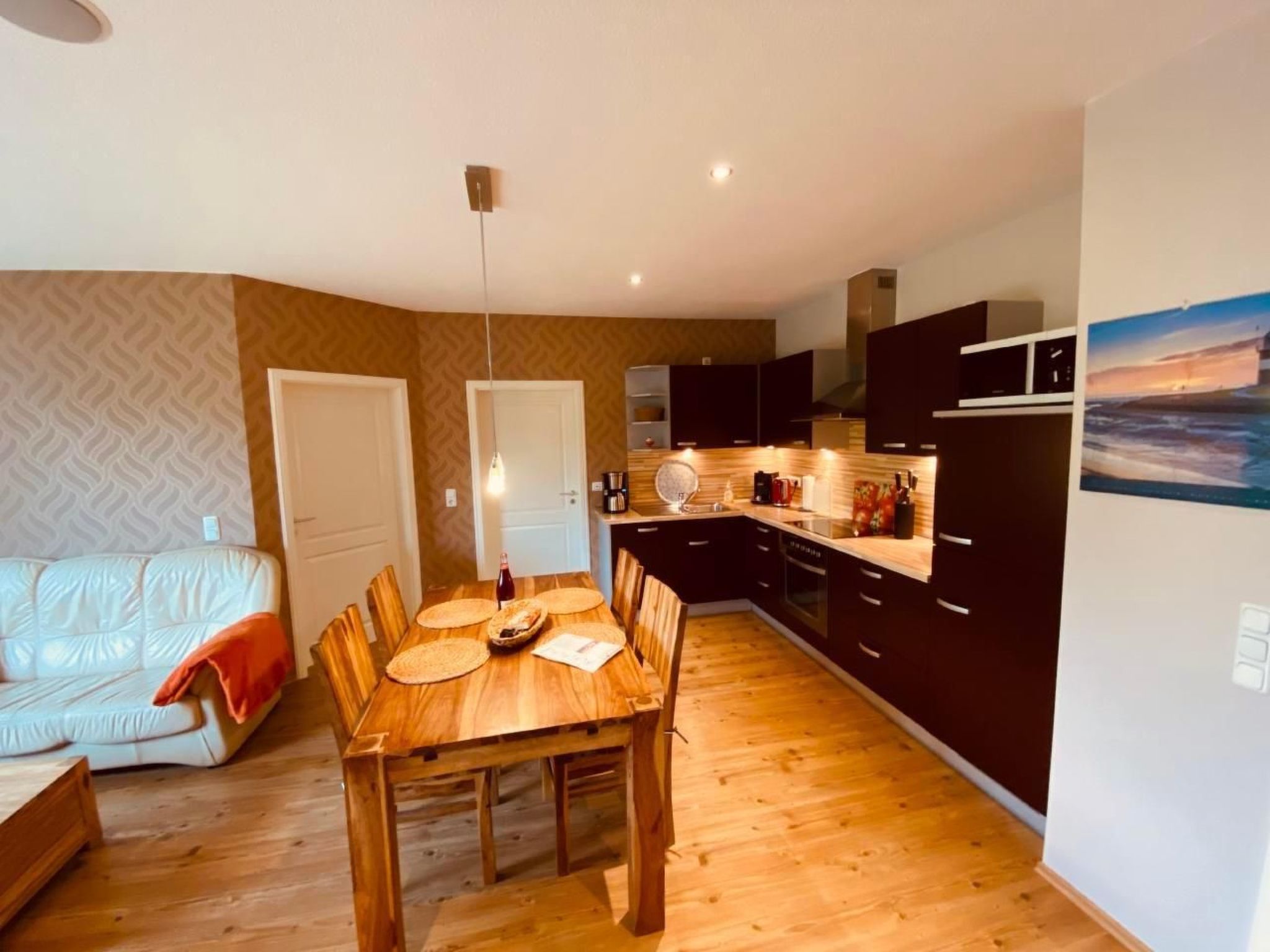 Wohnung in Wulfen mit Garten, Grill und Terrasse-Binnen