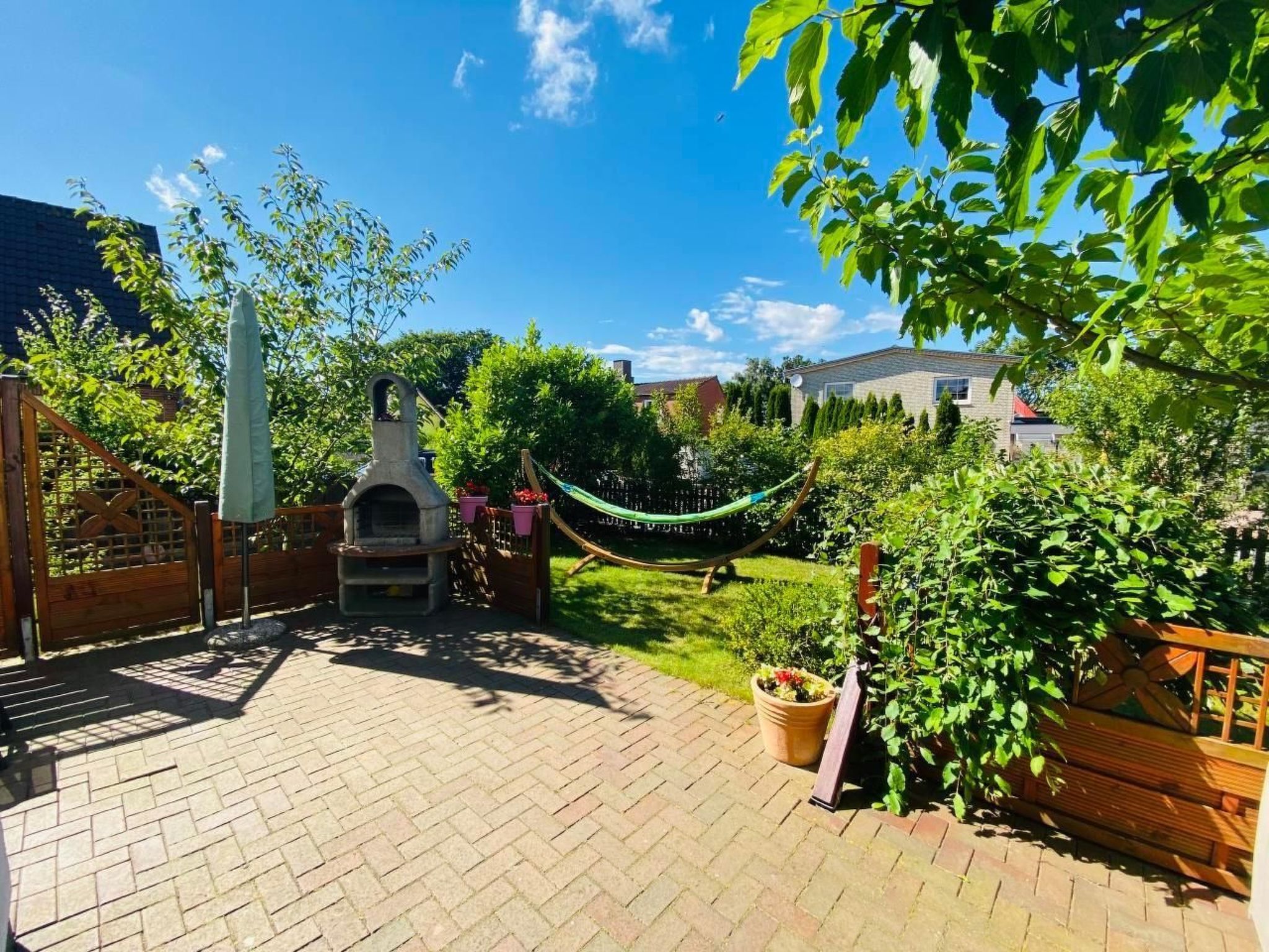 Wohnung in Wulfen mit Garten, Grill und Terrasse-Binnen