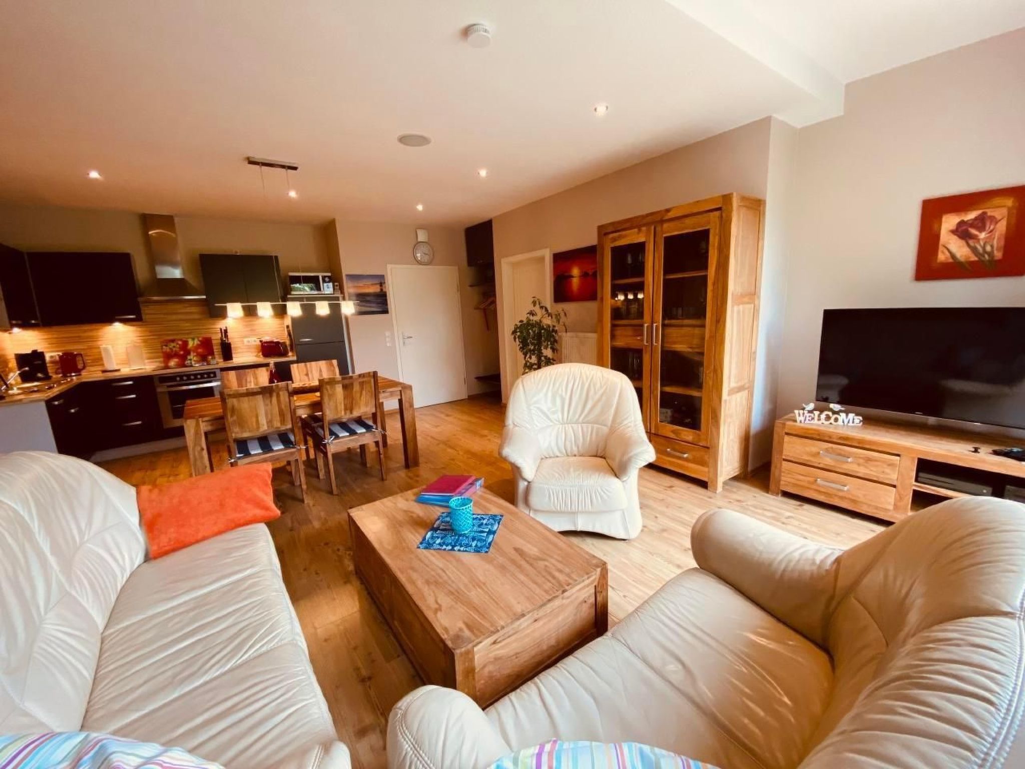 Wohnung in Wulfen mit Garten, Grill und Terrasse-Binnen