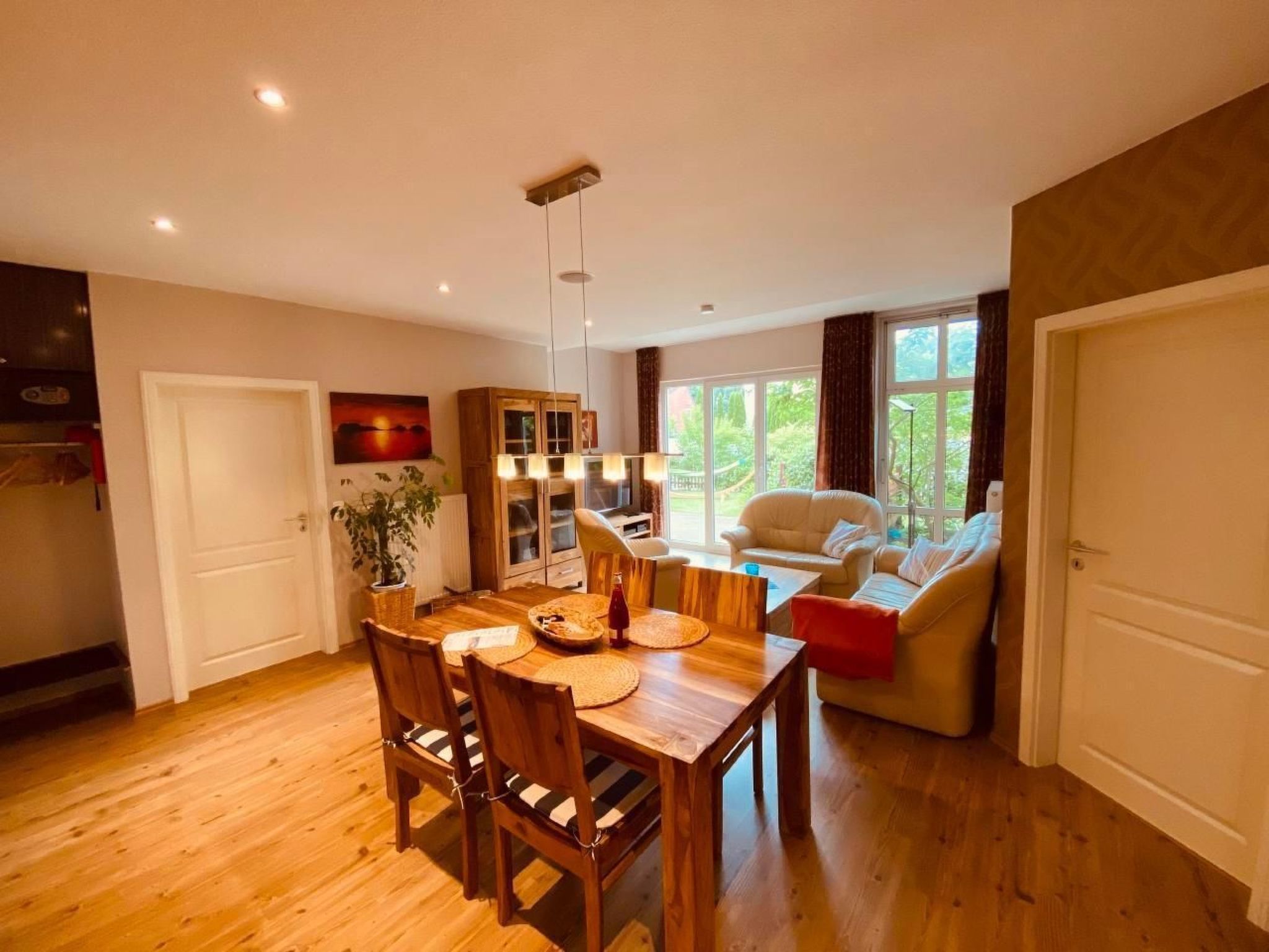 Wohnung in Wulfen mit Garten, Grill und Terrasse-Binnen