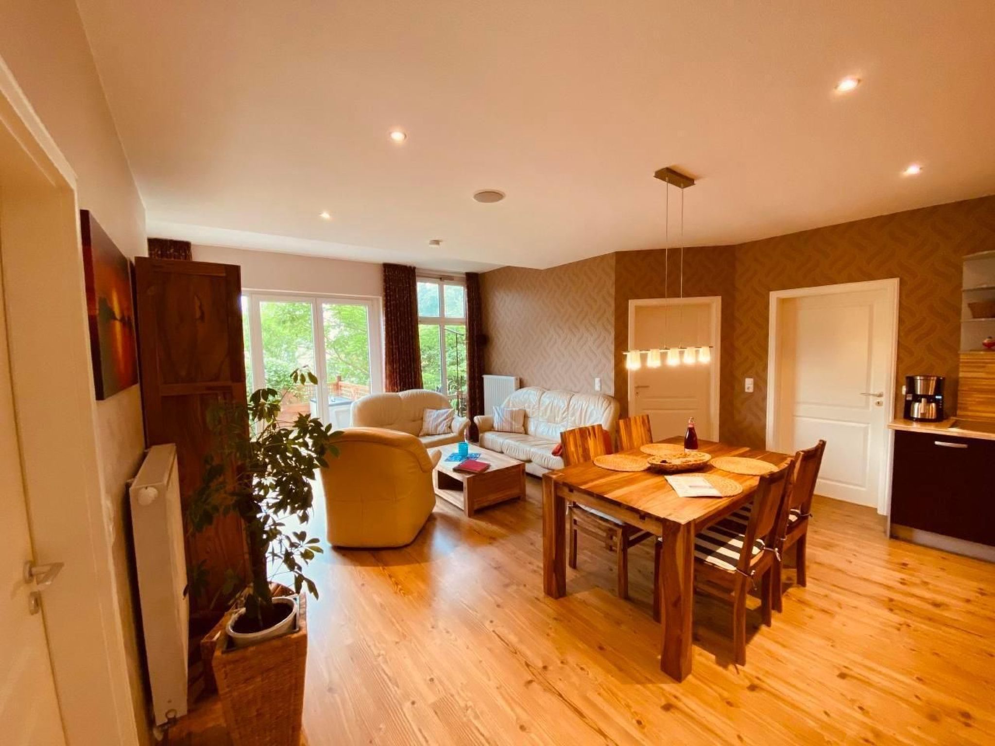 Wohnung in Wulfen mit Garten, Grill und Terrasse