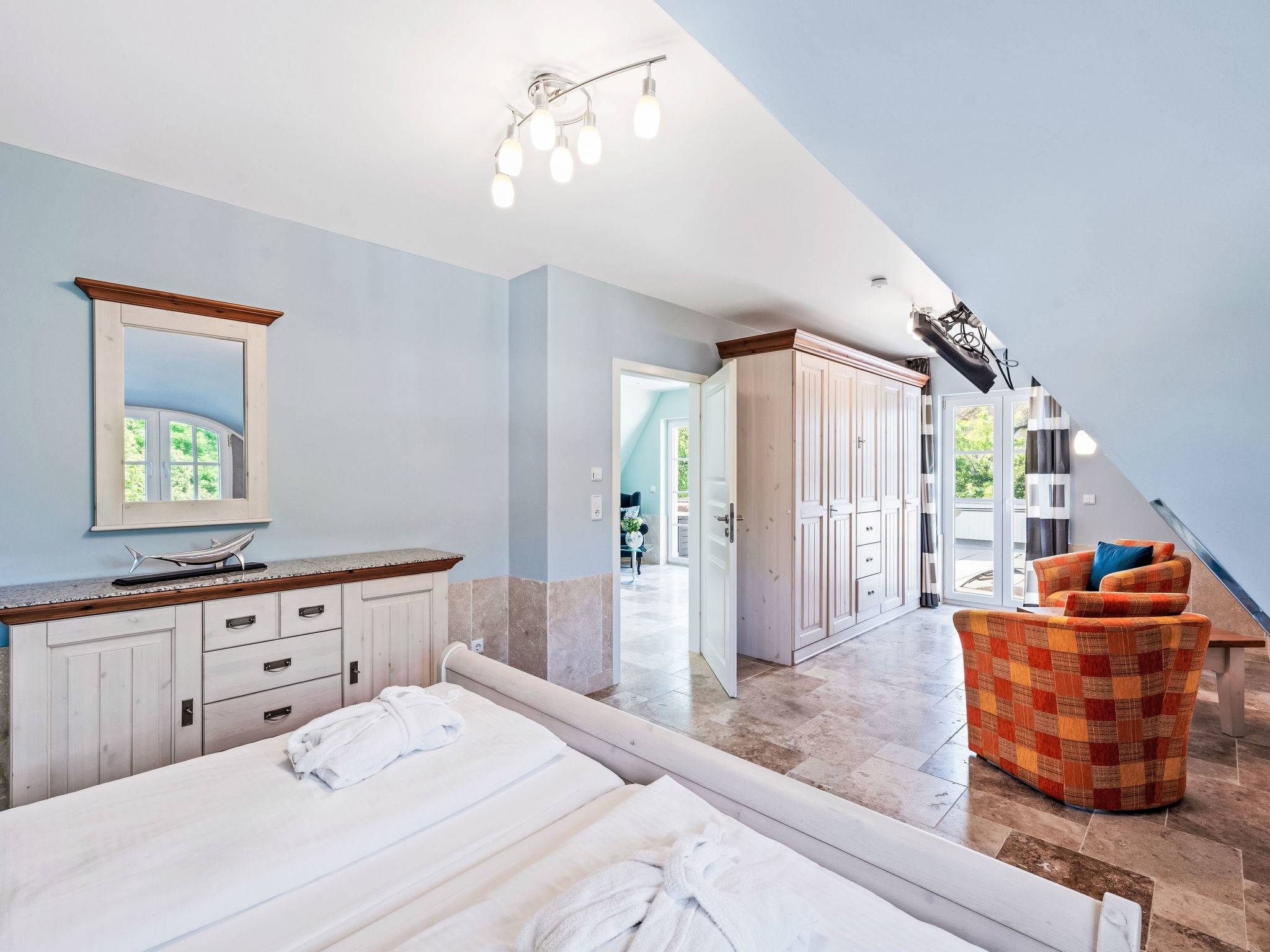Maison in Groß Schwansee mit Offenem Kamin – Chambre, photo 39 sur 96