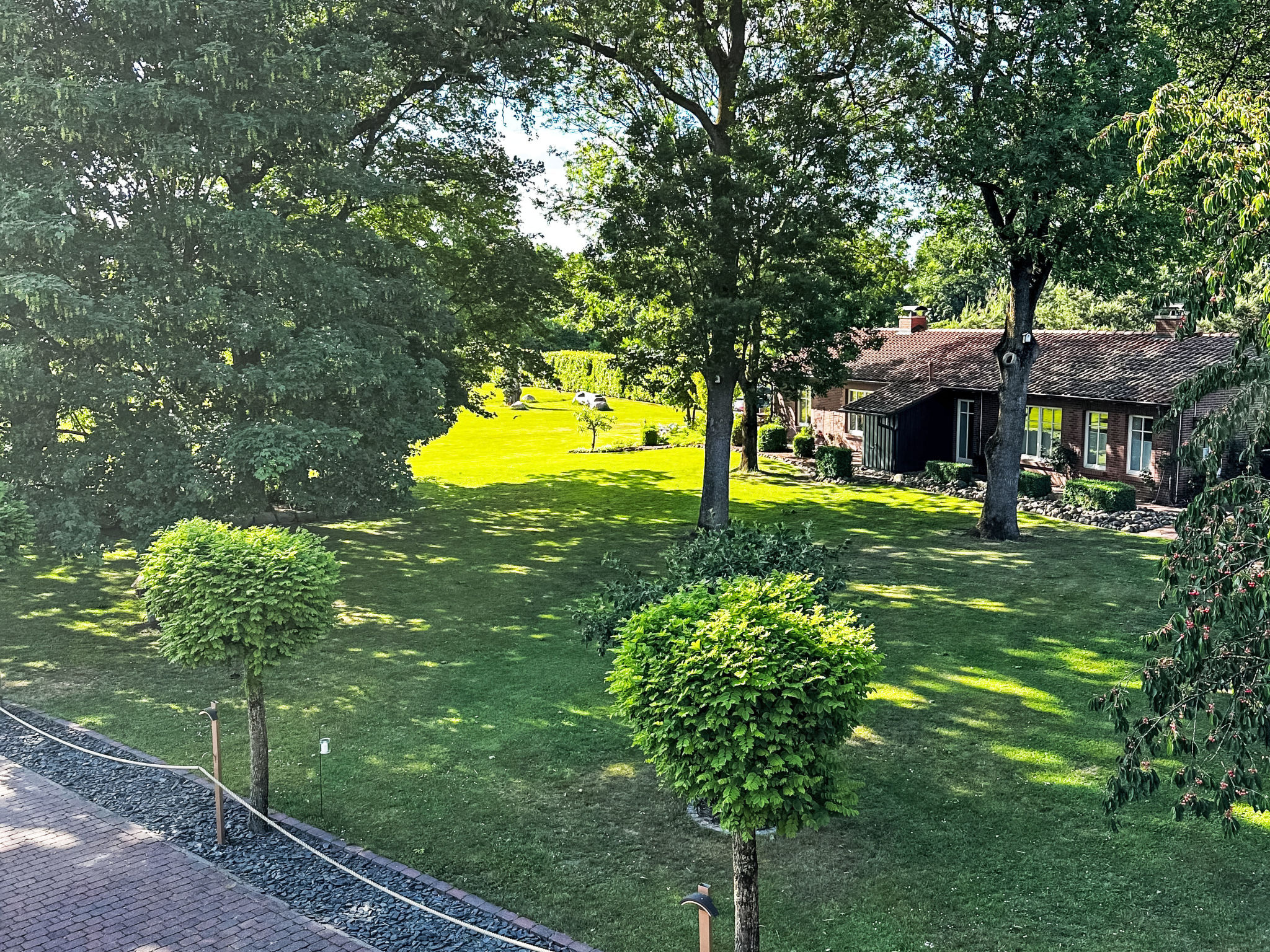 In Klein Meckelsen mit Garten - Buiten