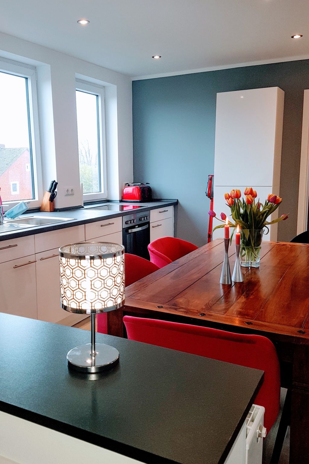 Luxus Penthouse im Grünen-Drinnen