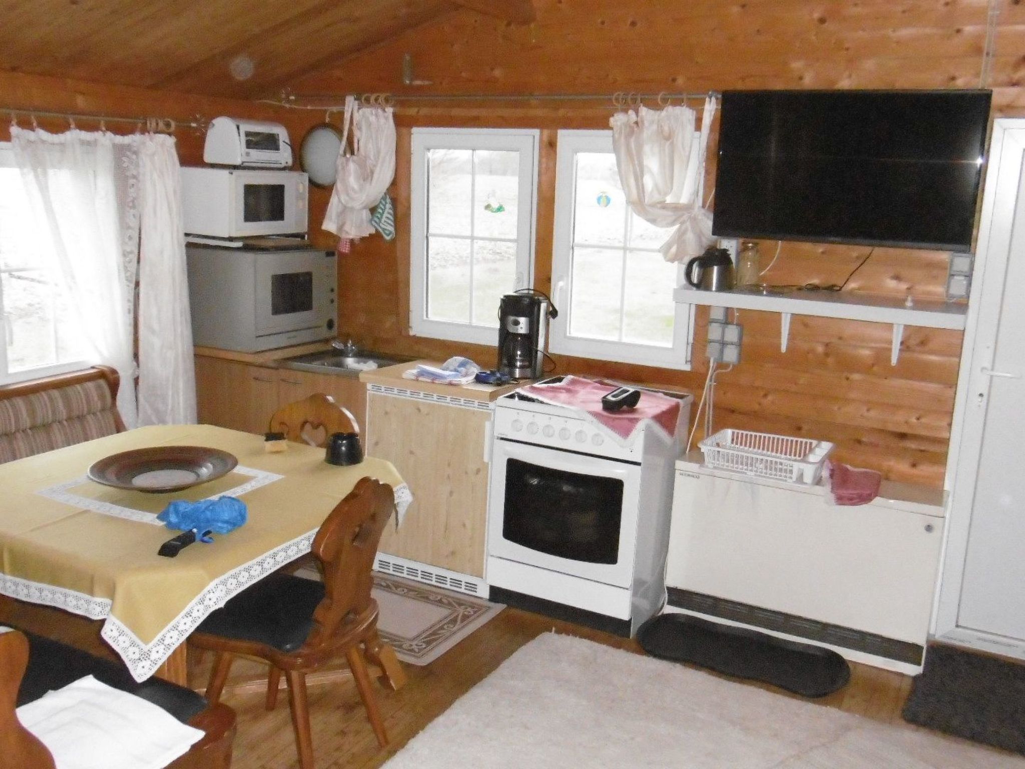 Blockhaus für fünf Personen-Dedans