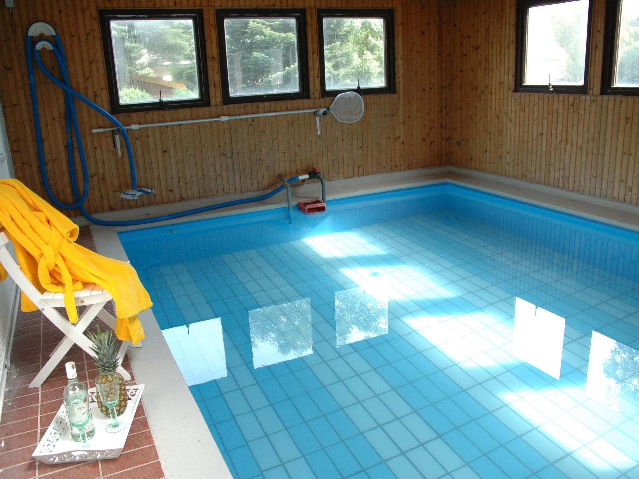 Mit Indoorpool, Garten und Partyraum-Binnen