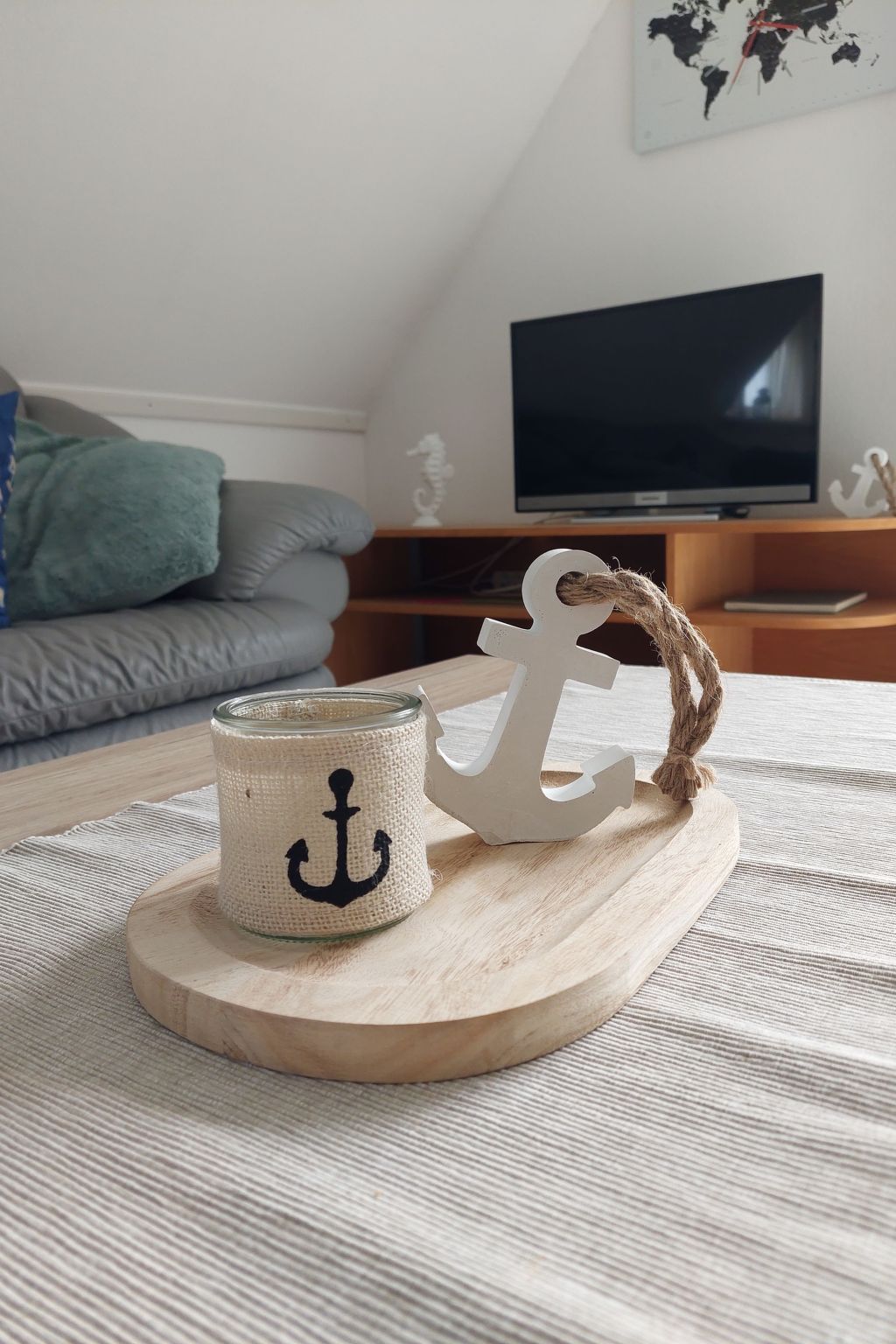 Mastkorb mit Grill und Garten-Dedans