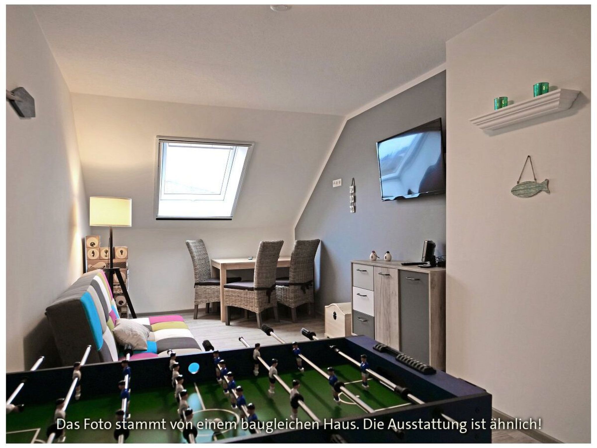 In Burhave mit Großer Terrasse-Drinnen