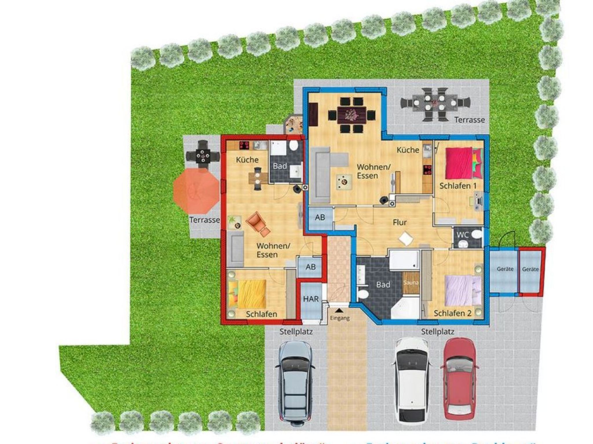Gesamte Wohnung in Burhave mit Eigener Terrasse-Dedans
