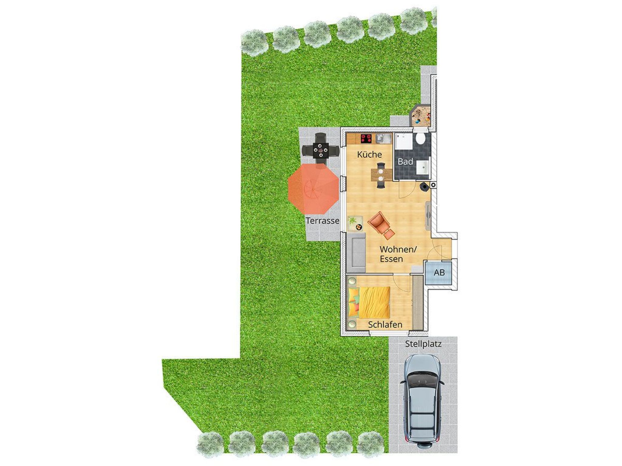 Gesamte Wohnung in Burhave mit Eigener Terrasse-Dedans