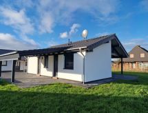 G2 Ferienhaus mit Wiesenblick und Waschmaschine