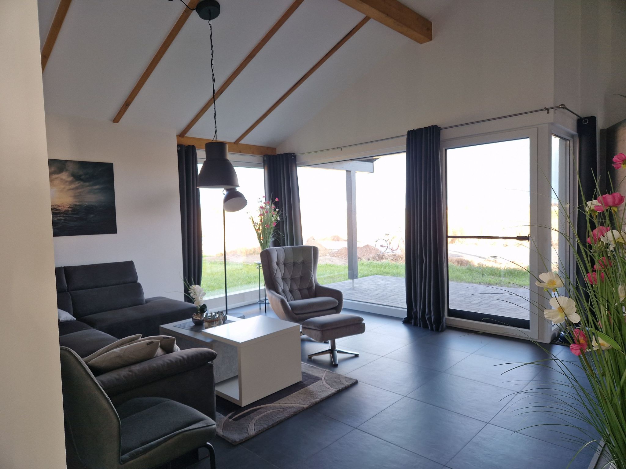 G2 Ferienhaus mit Wiesenblick und Waschmaschine-Inside