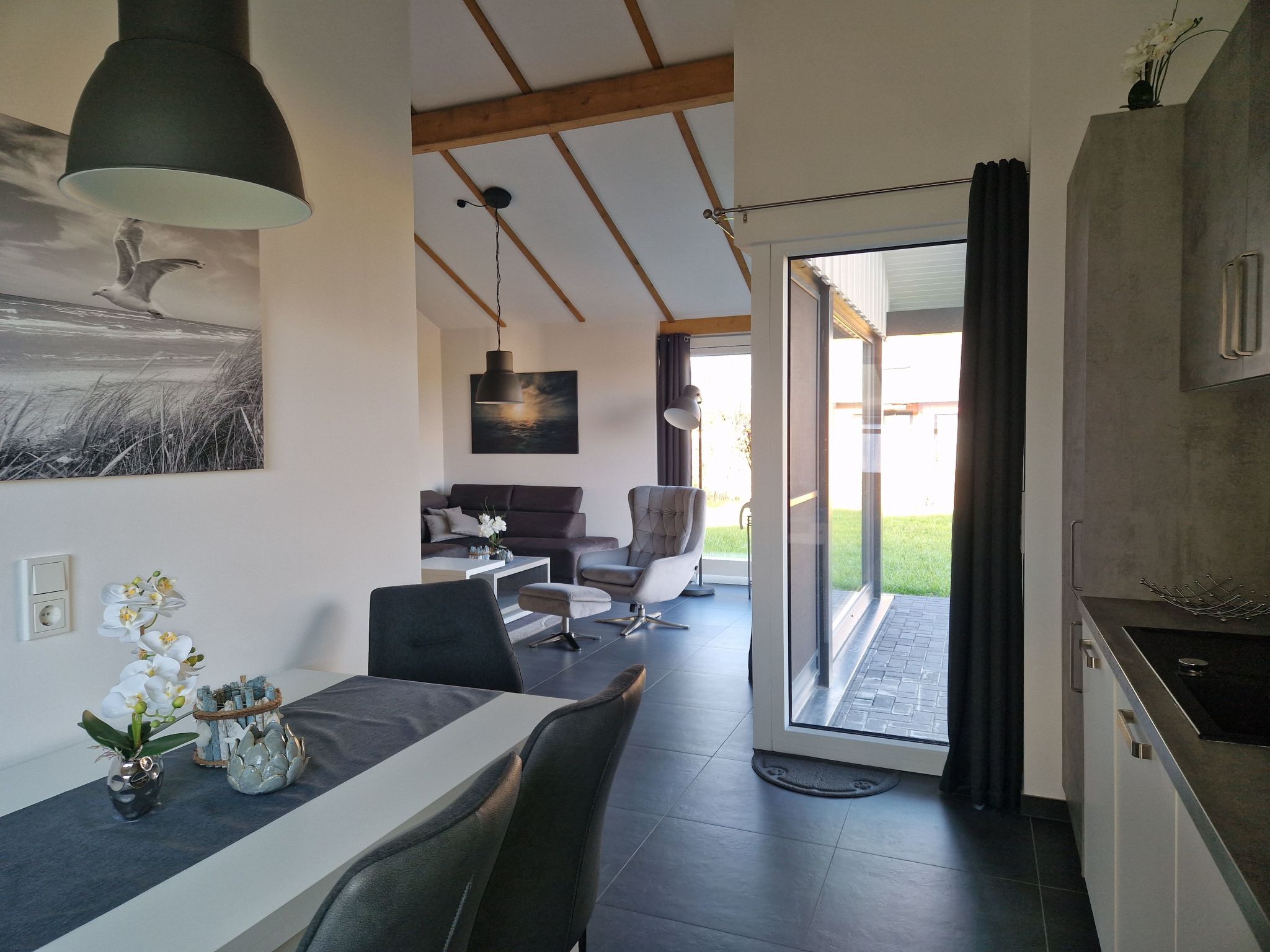 G2 Ferienhaus mit Wiesenblick und Waschmaschine-Inside