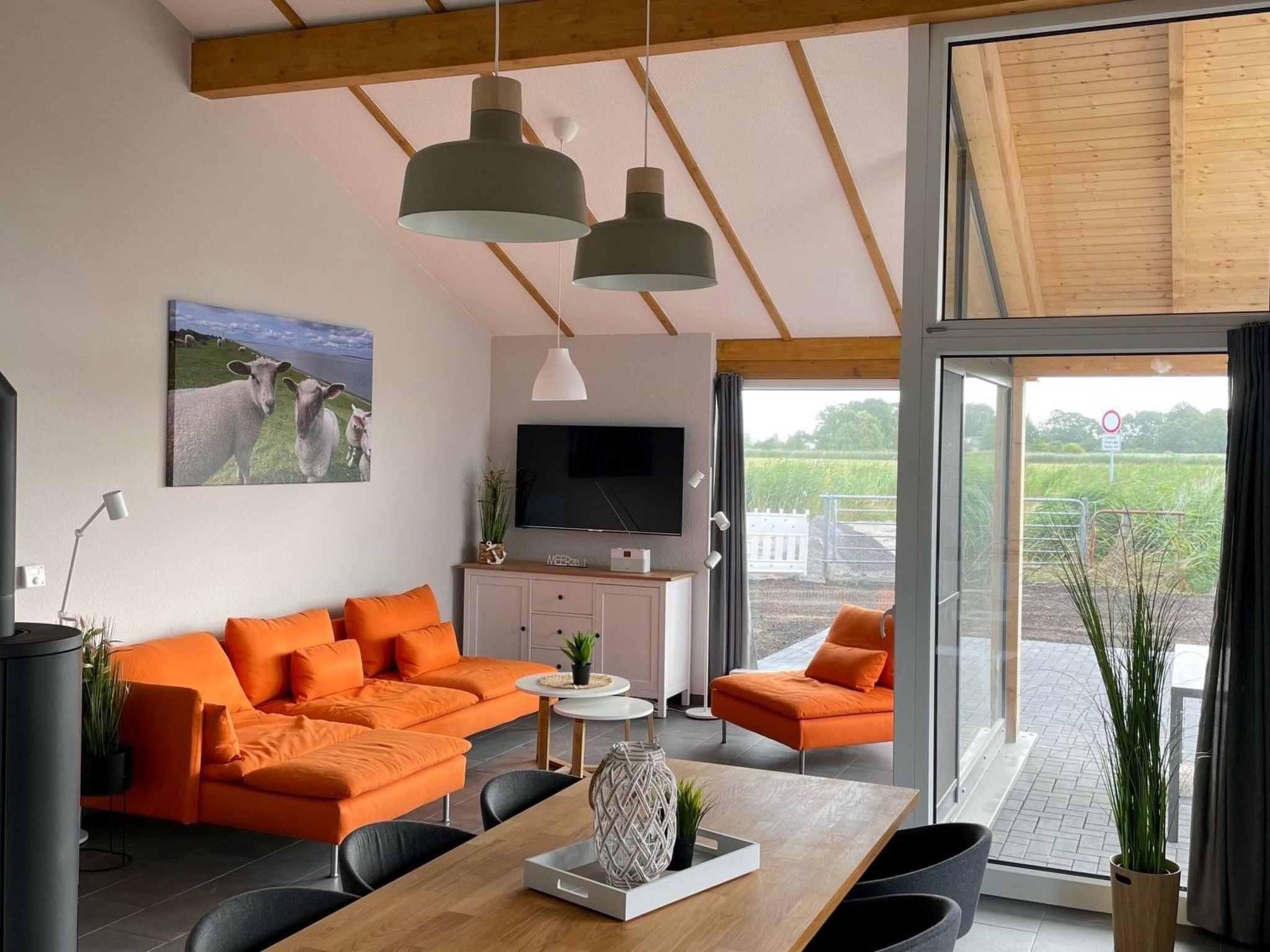 G1 Eingezäuntes Haus mit Kamin in Eckwarderhörne-Inside