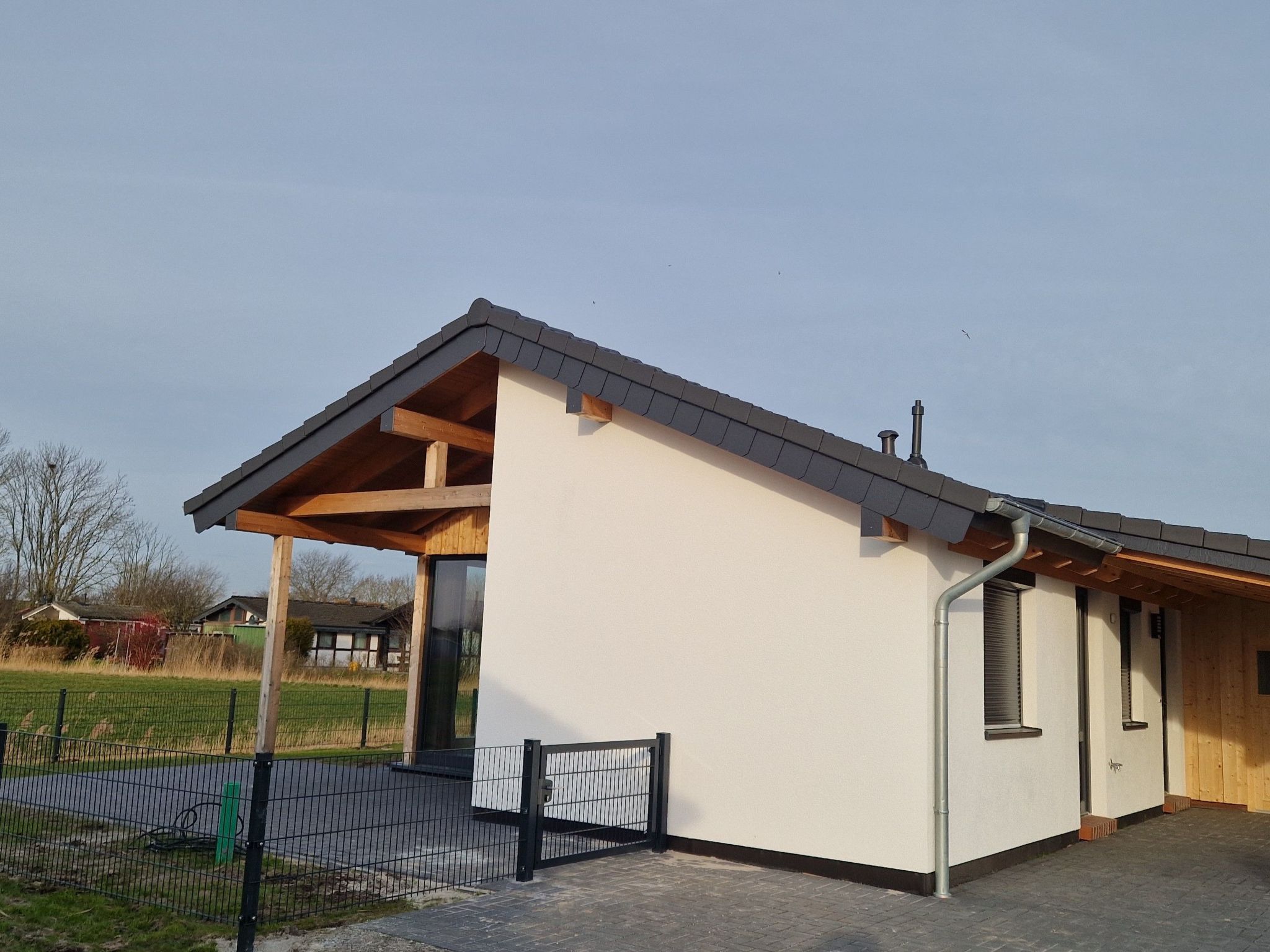 G10 Ferienhaus mit Wiesenblick in Eckwarderhörne-Binnen