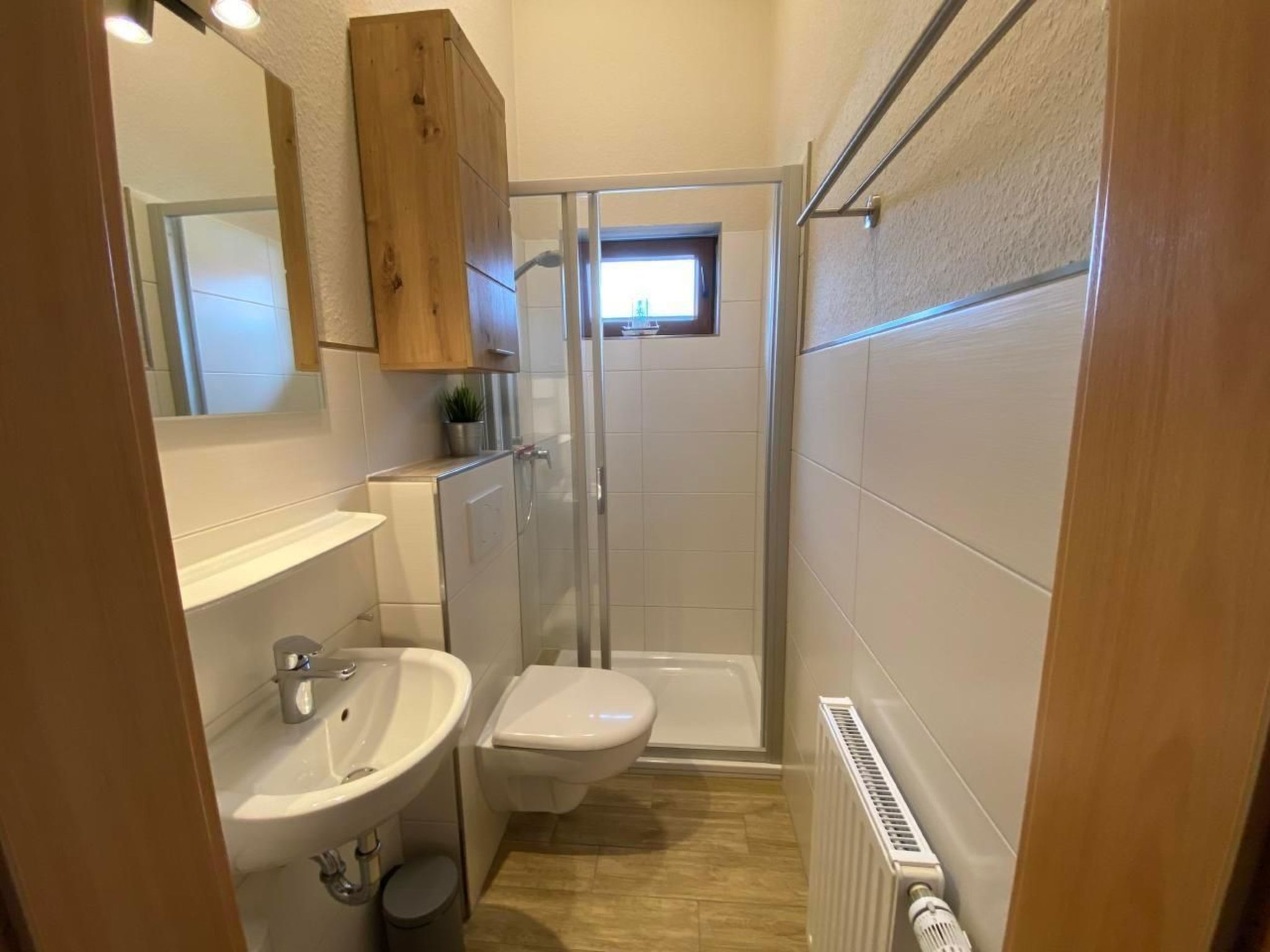 N5 Eingezäuntes Ferienhaus mit ebenerdiger Dusche-Binnen