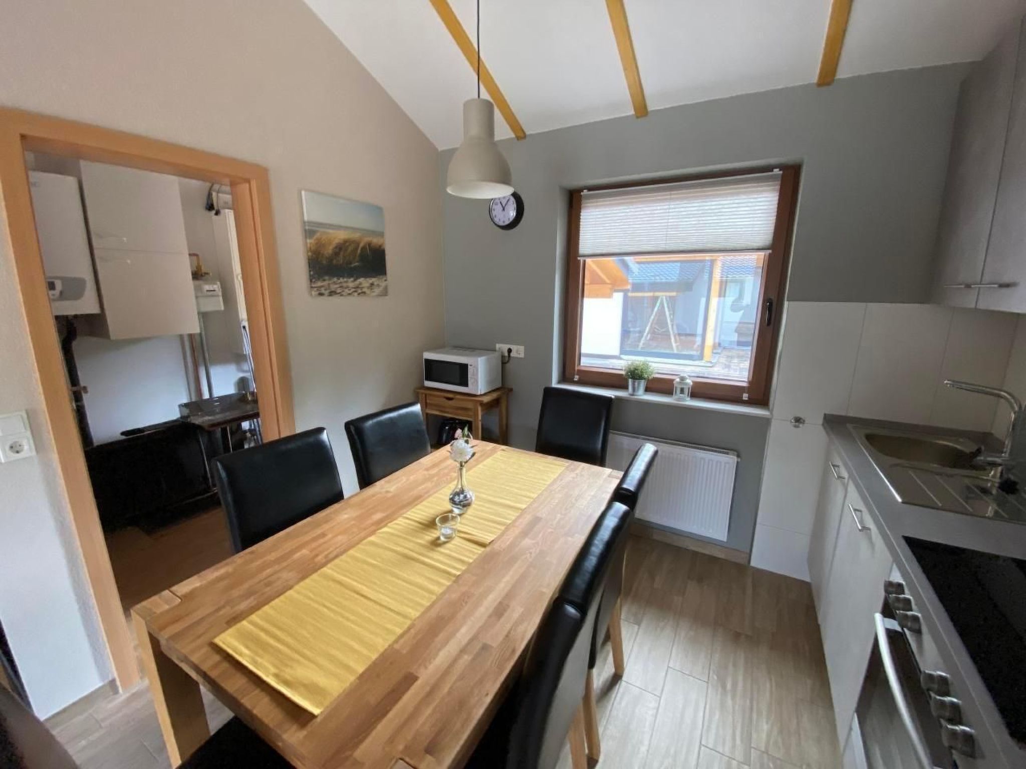 N5 Eingezäuntes Ferienhaus mit ebenerdiger Dusche-Binnen