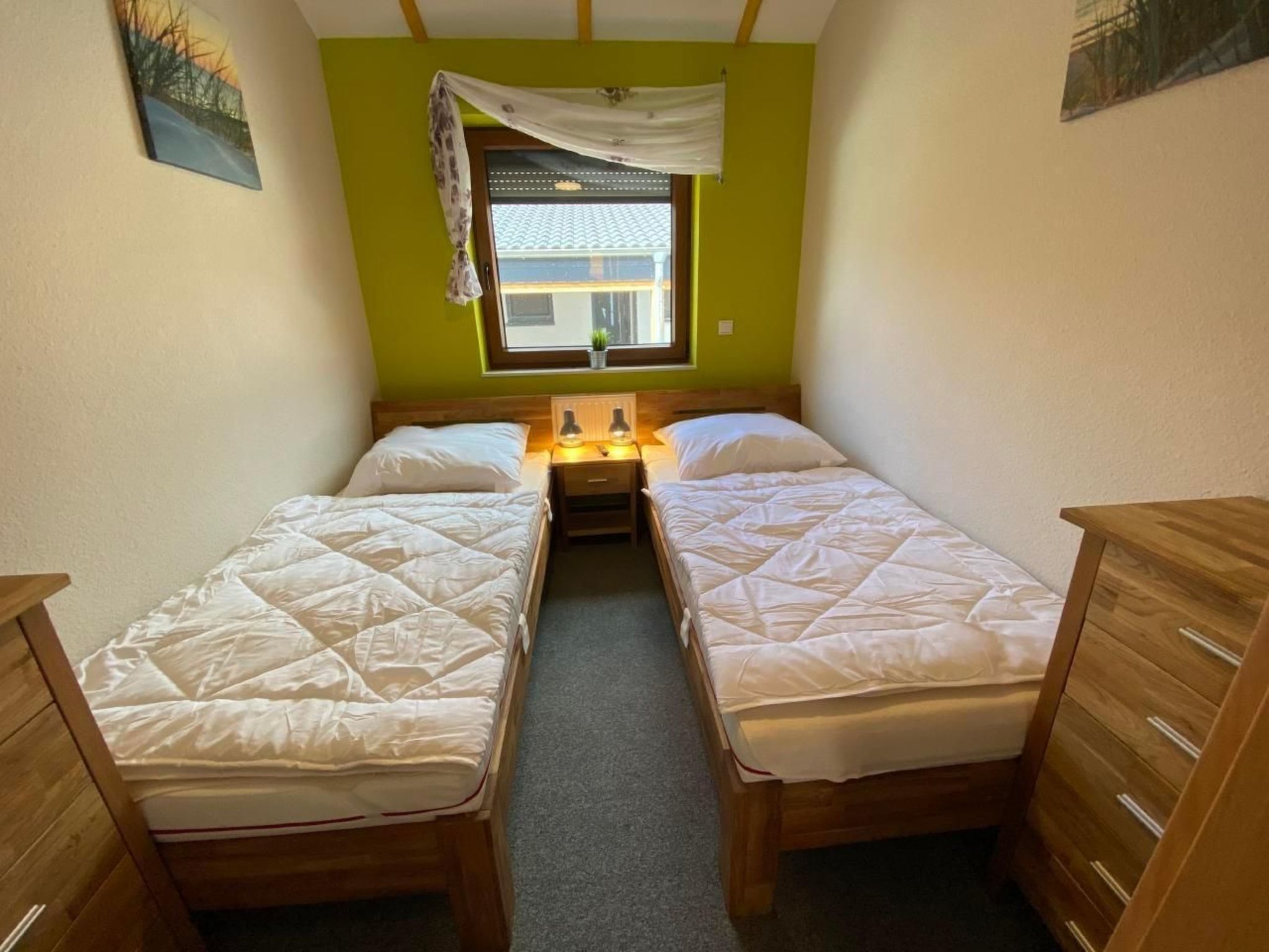 N5 Eingezäuntes Ferienhaus mit ebenerdiger Dusche-Binnen