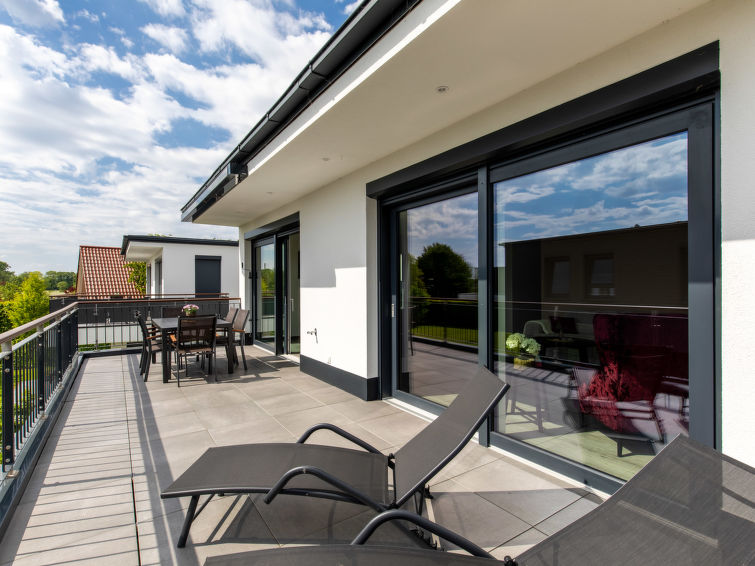Aan zee: Modern appartement met sauna in Fedderwardersiel in Fedderwardersiel