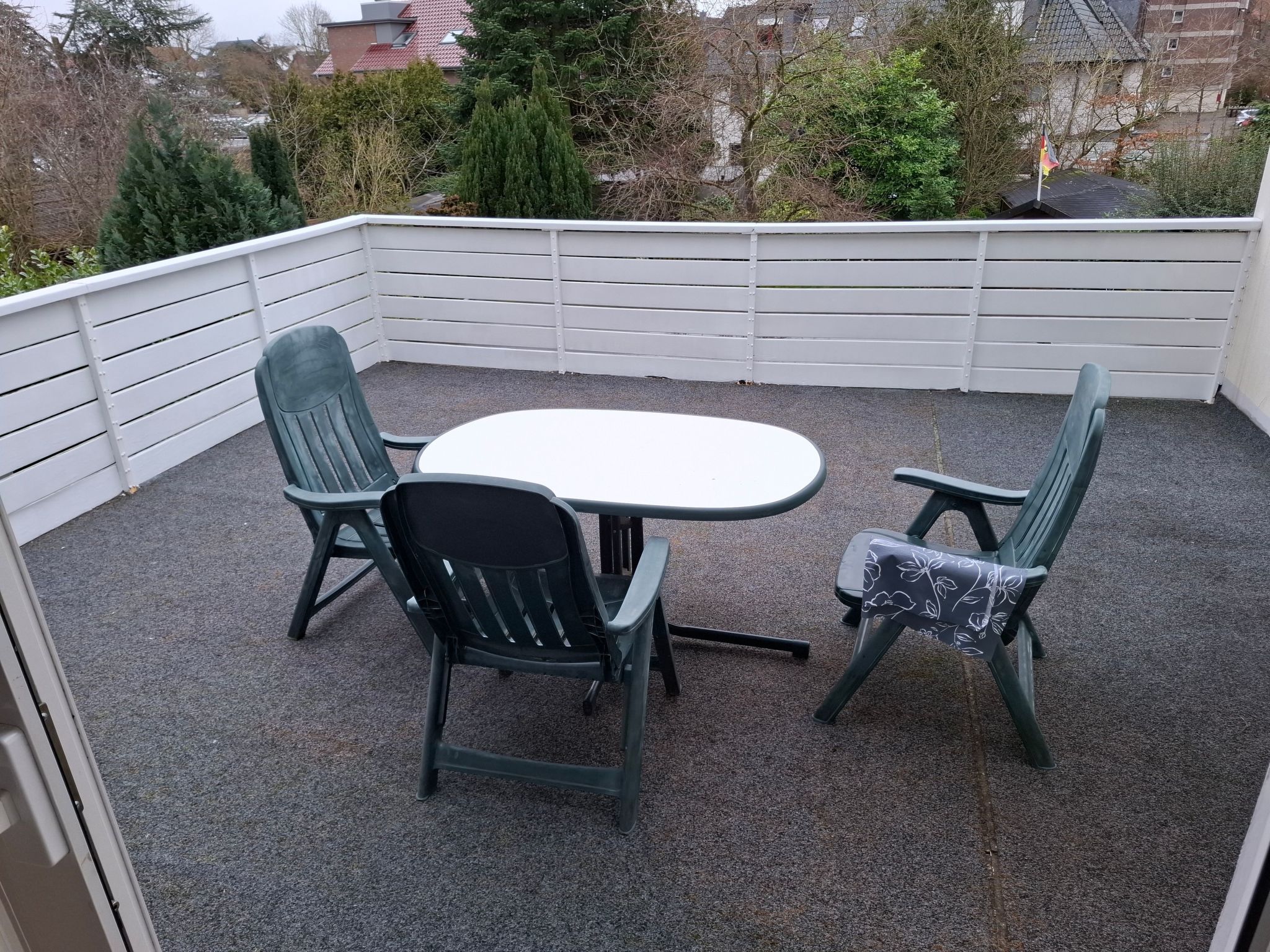 Private Ferienwohnung in Nordenham, großer Balkon-Binnen