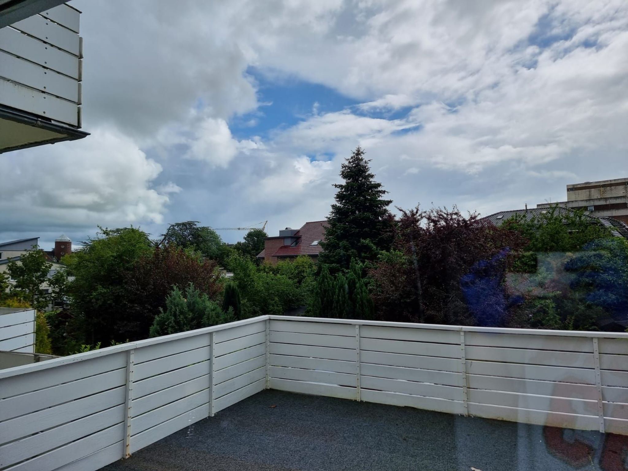 Private Ferienwohnung in Nordenham, großer Balkon