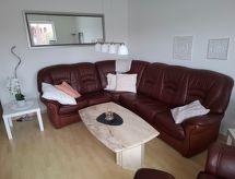Private Ferienwohnung in Nordenham, großer Balkon