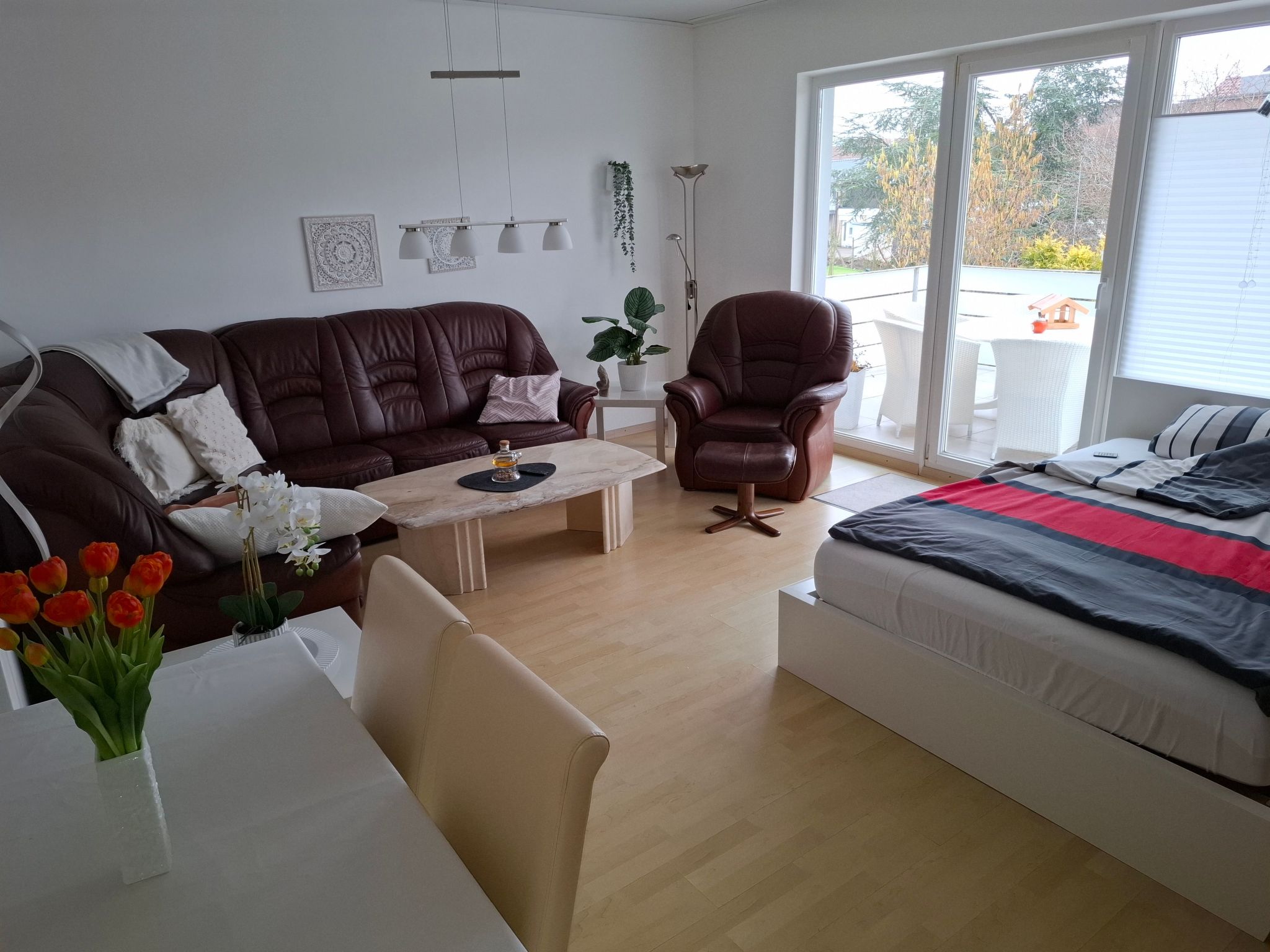 Private Ferienwohnung in Nordenham, großer Balkon-Binnen