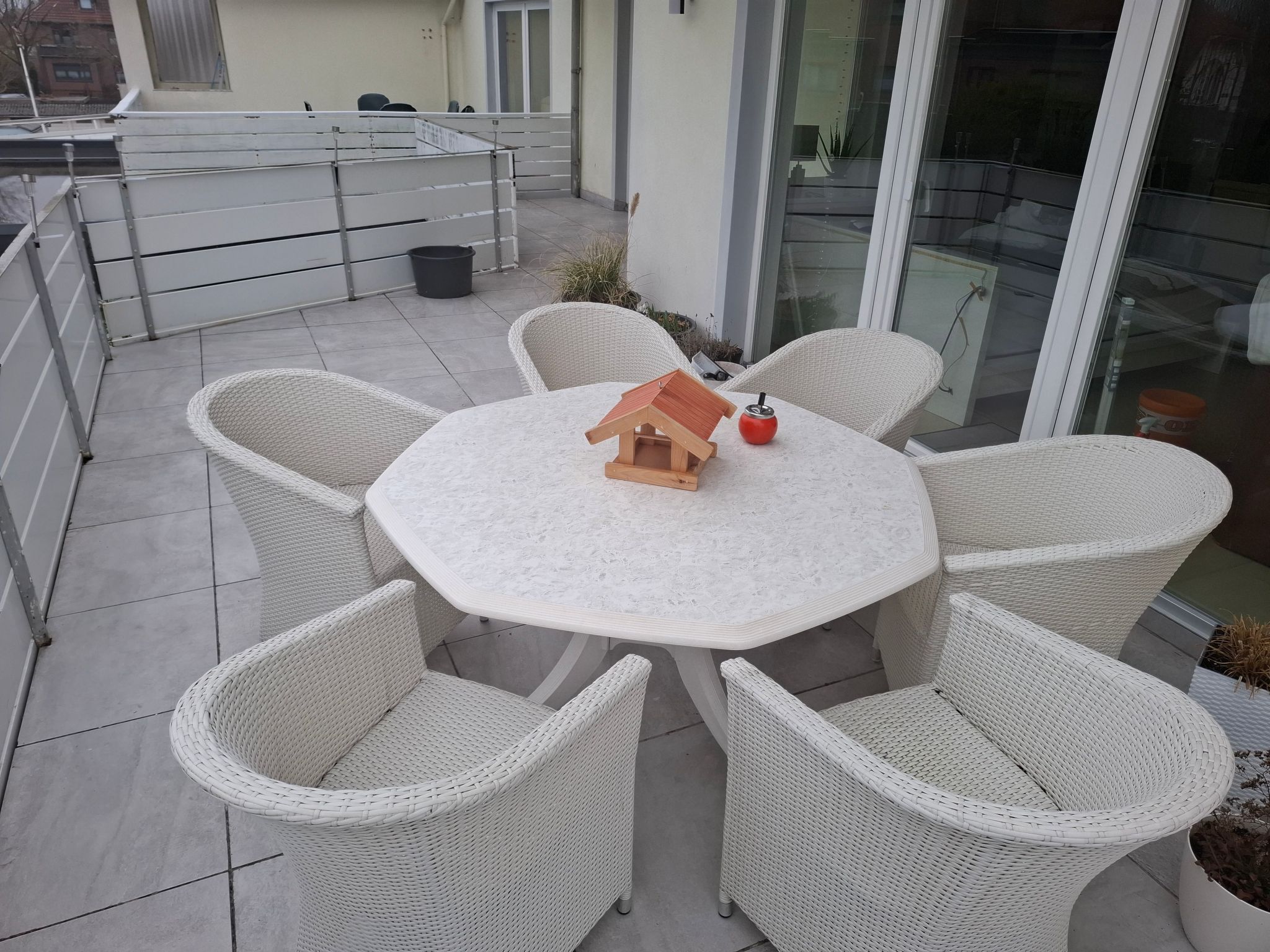 Private Ferienwohnung in Nordenham, großer Balkon-Binnen